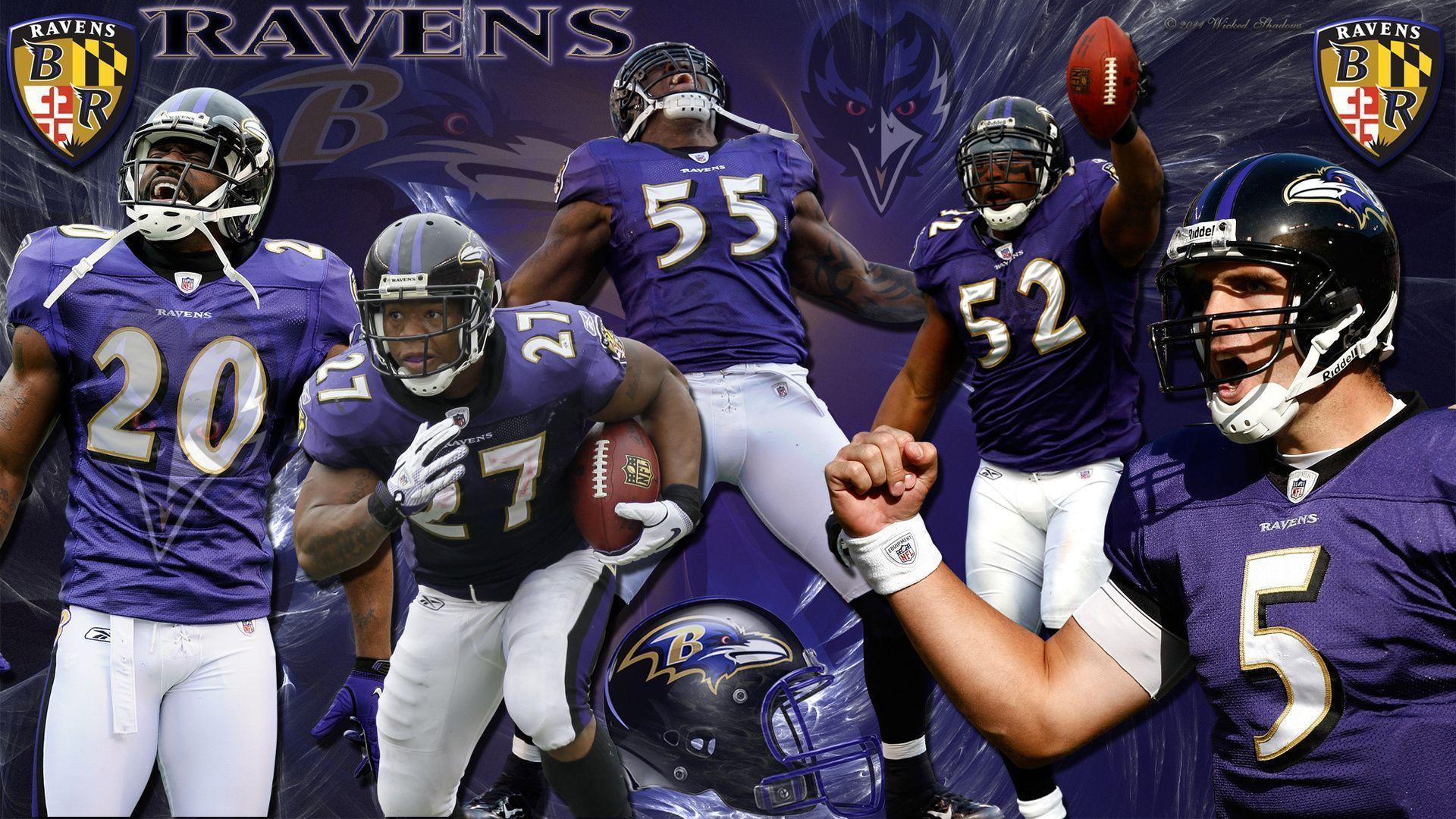 Nfl, Baltimore Ravens Team Players, American Football