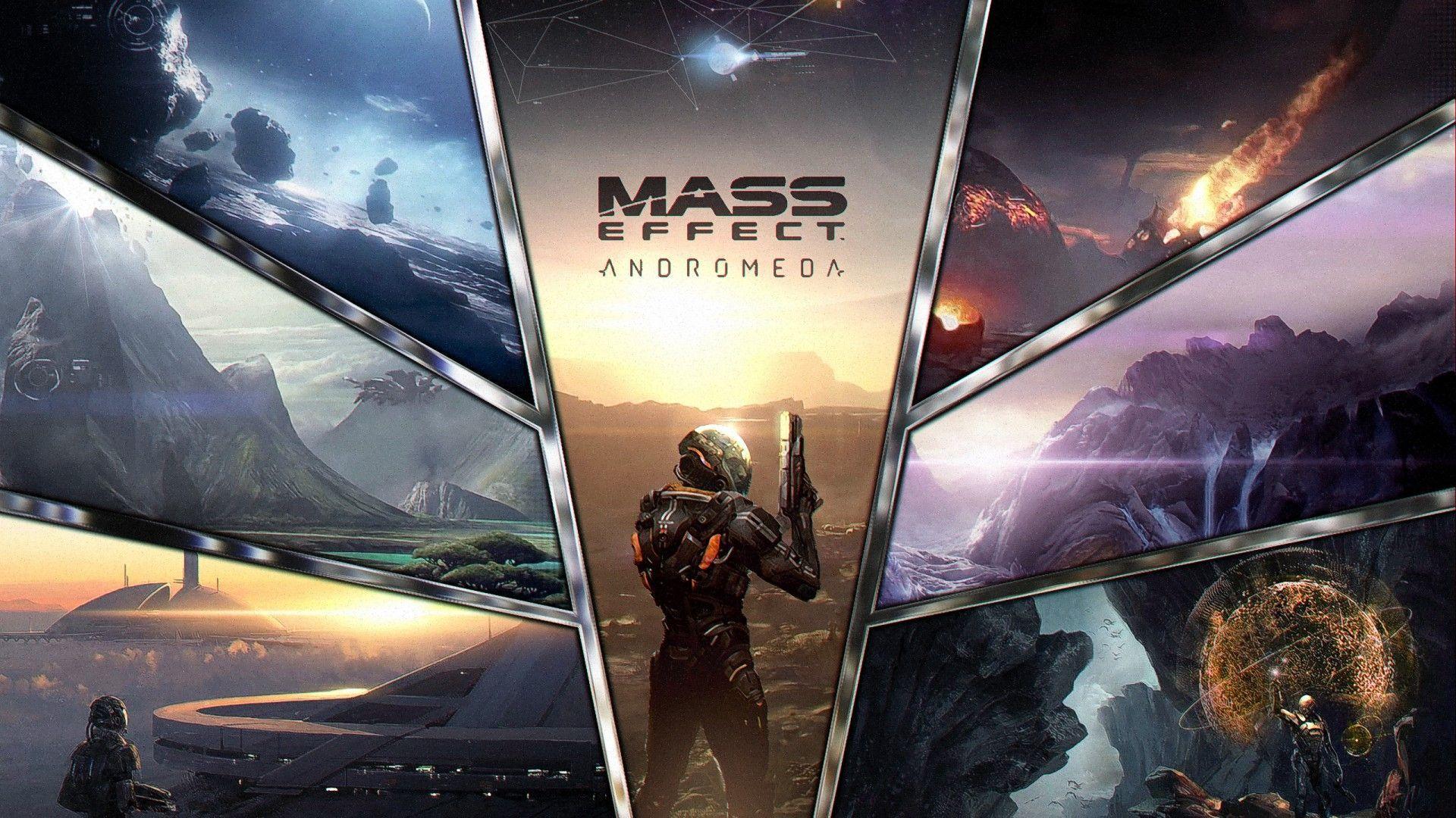 Wallpaper Mass Effect, Andromeda, 2017 Games, PC, PS Xbox, Games
