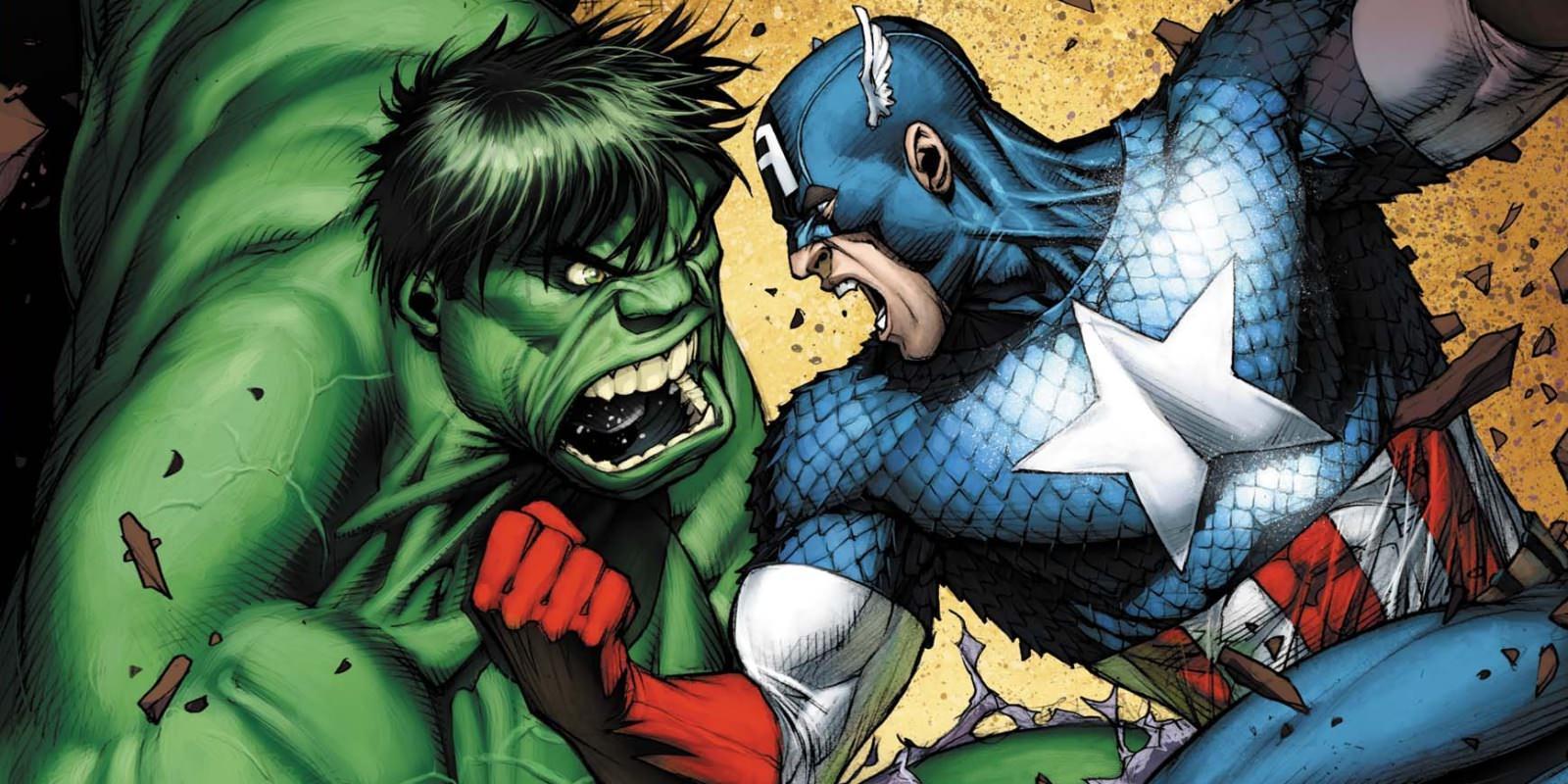Hulk vs Captain America Games Wallpaper