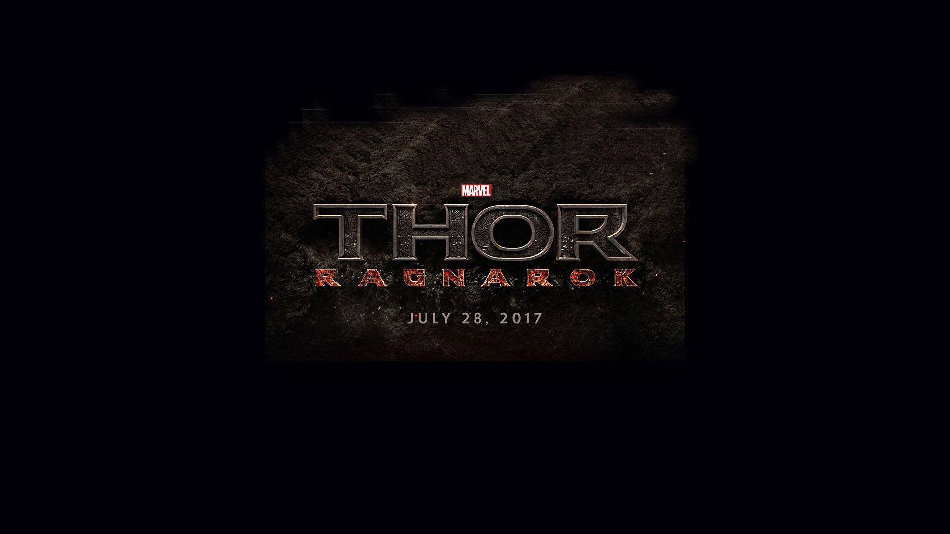 Thor: Ragnarok 2017 Movie Logo Wallpaper free desktop background
