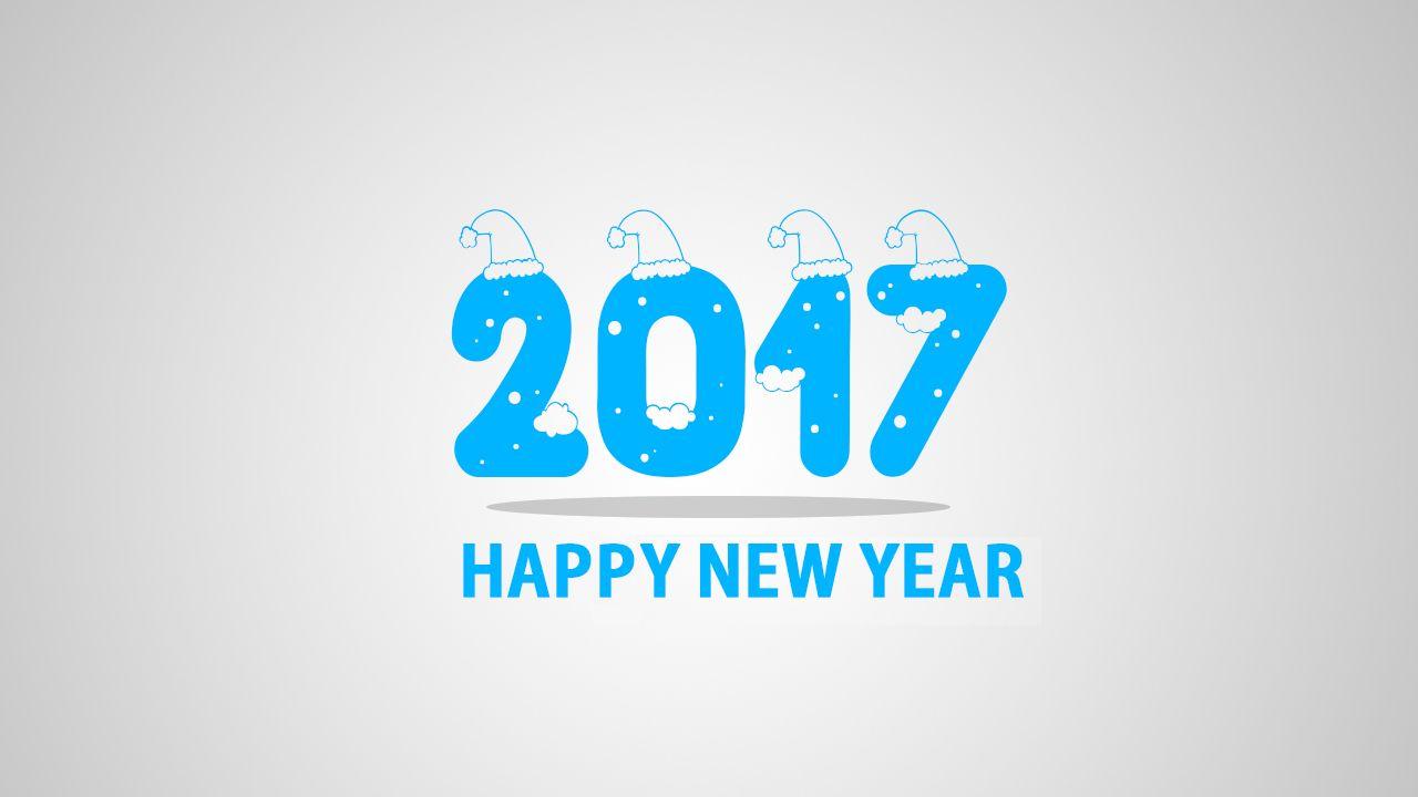 Happy New Year 2017 Image Download HD Animation GIF 3D