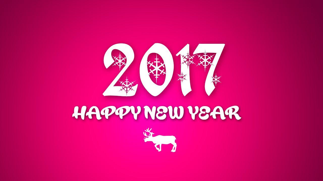 Happy New Year 2017 HD Image & 3D Wallpaper