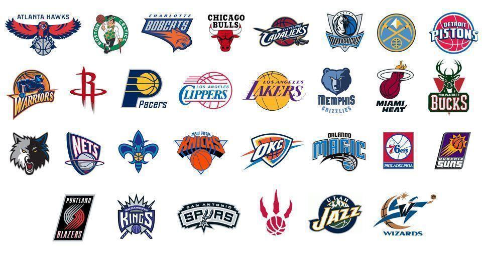 nba basketball team names and logos