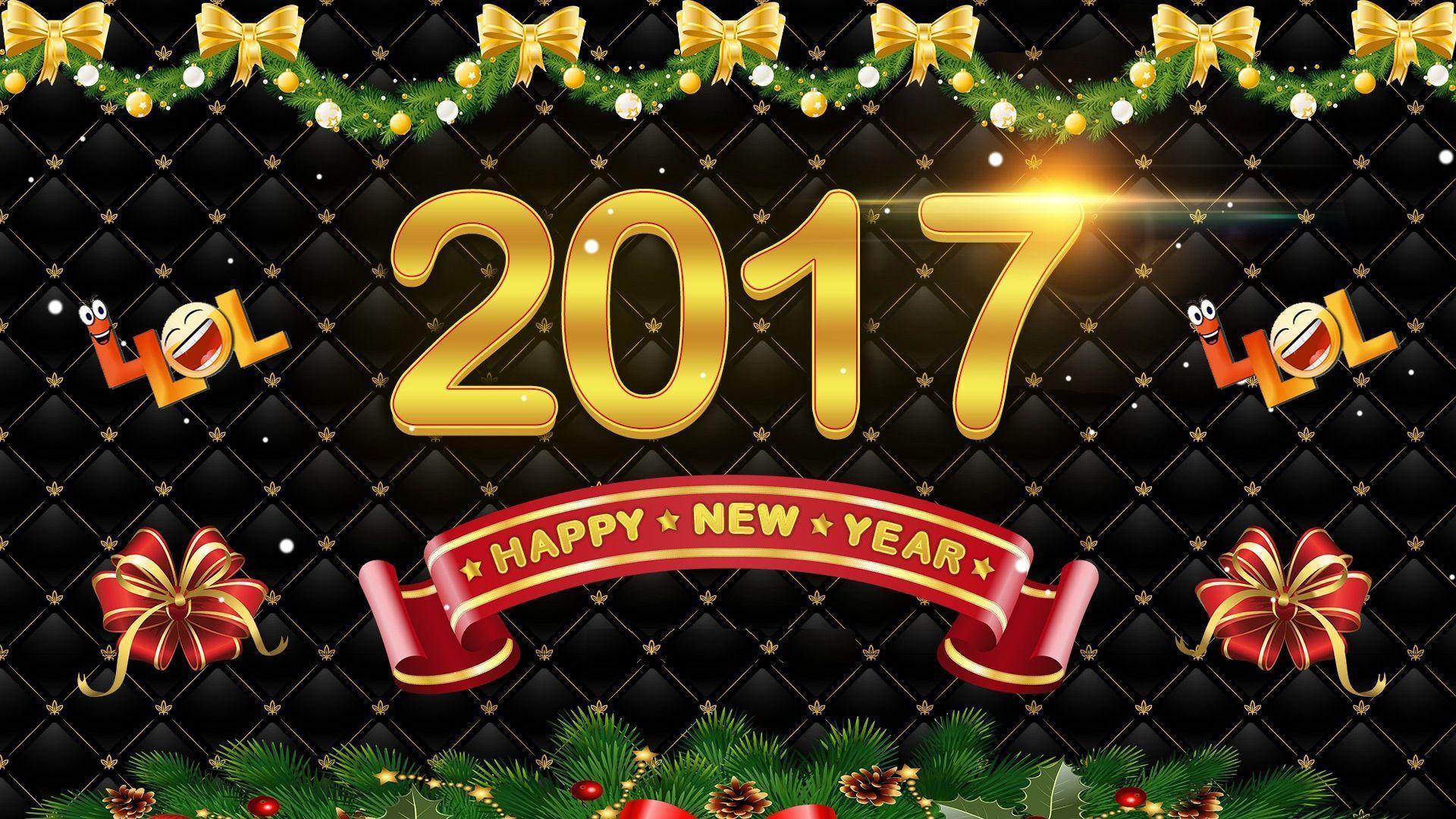 Happy New Year 2017 HD Wallpaper