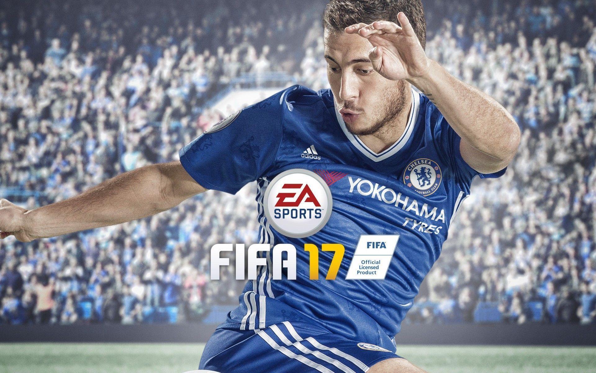 Wallpaper Eden Hazard, FIFA EA Sports, Football game, HD, Games