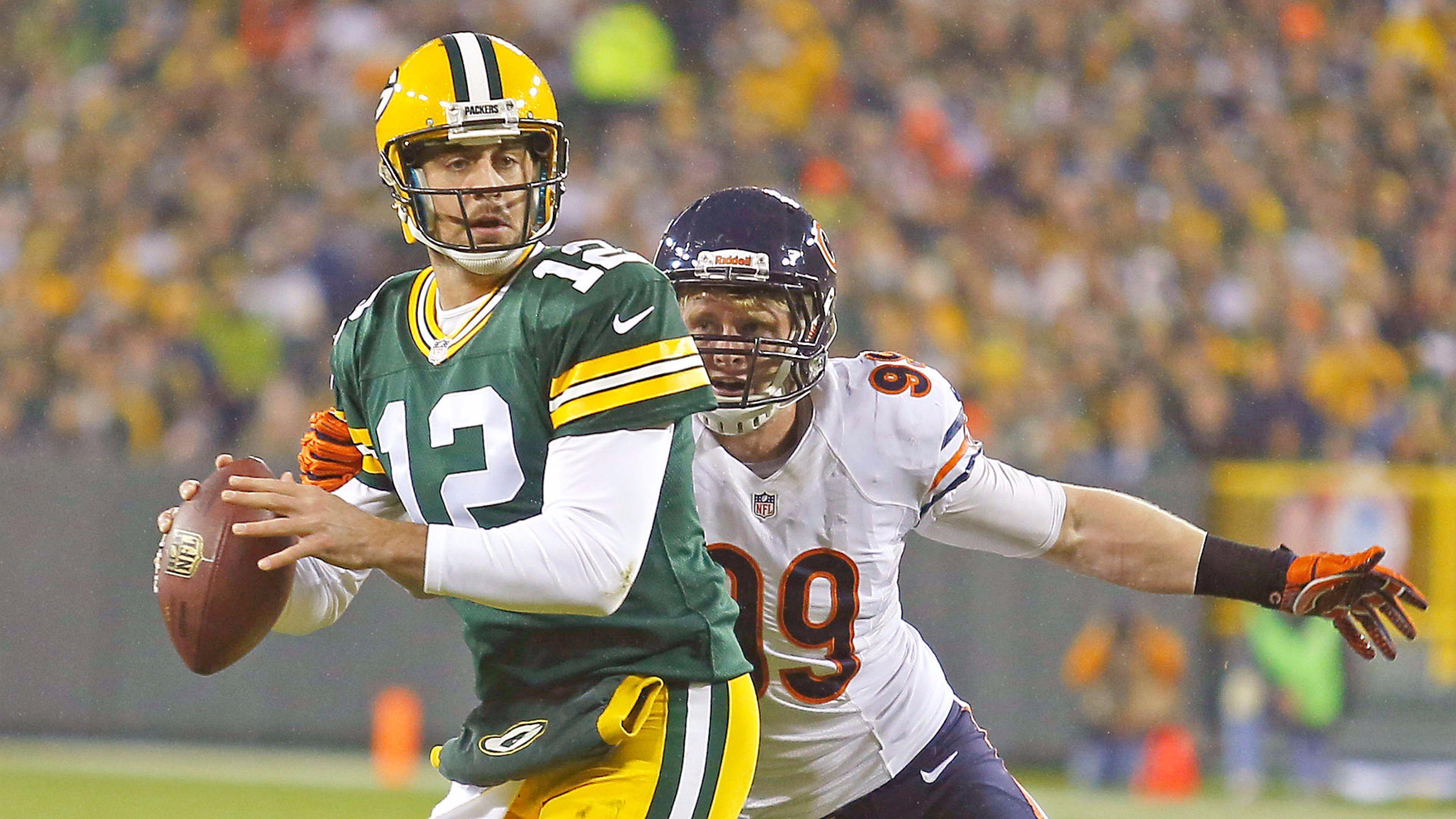 Chicago Bears Vs 2016 Aaron Rodgers Large Image 4K Wallpaper HD