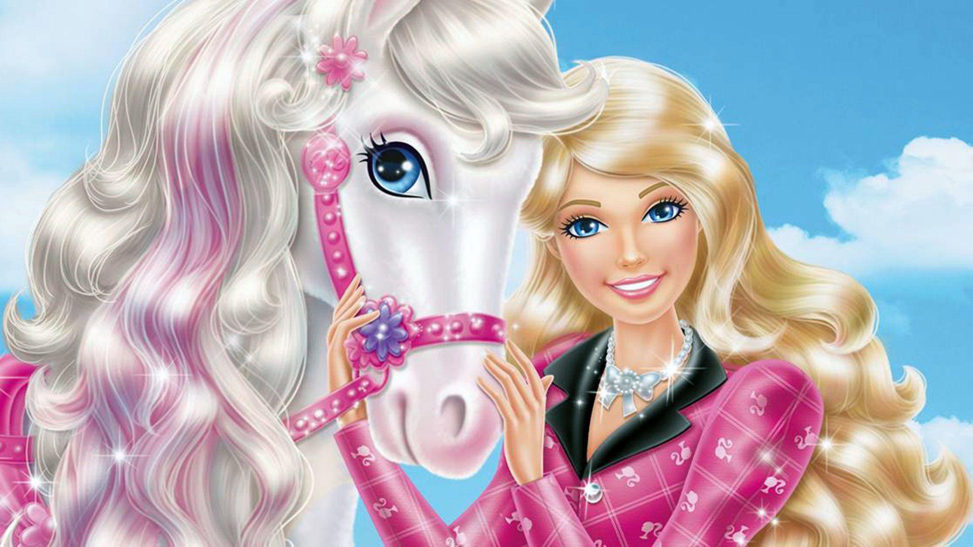 Barbie Sisters In Pony Tale Wallpaper