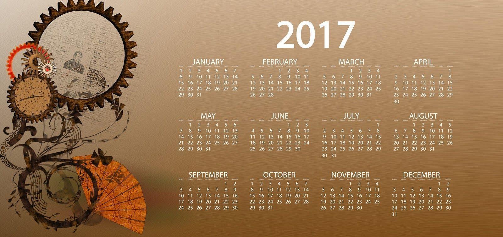 Happy New Year 2017 Calendar HD Wallpaper Happy New Year 2017