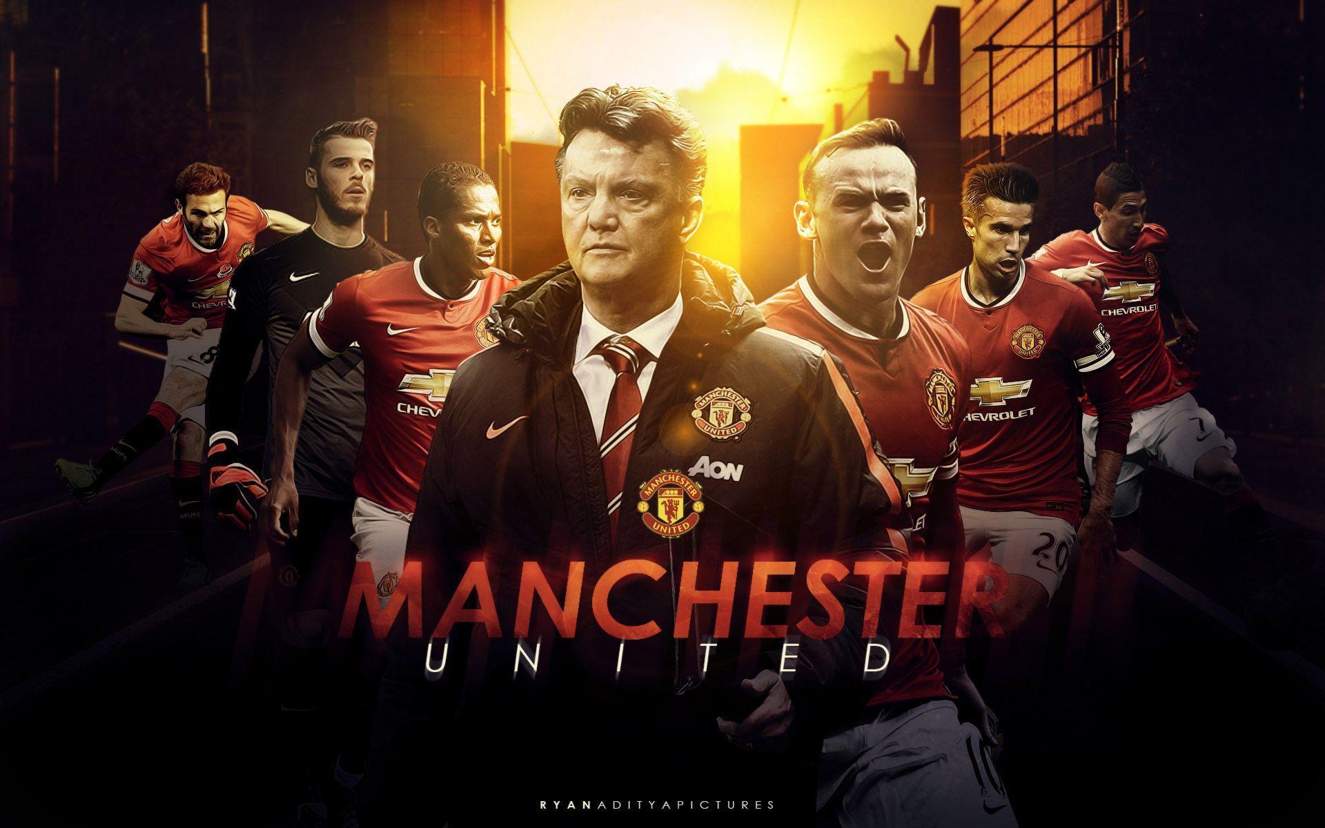 Wallpaper Logo Manchester United 2016