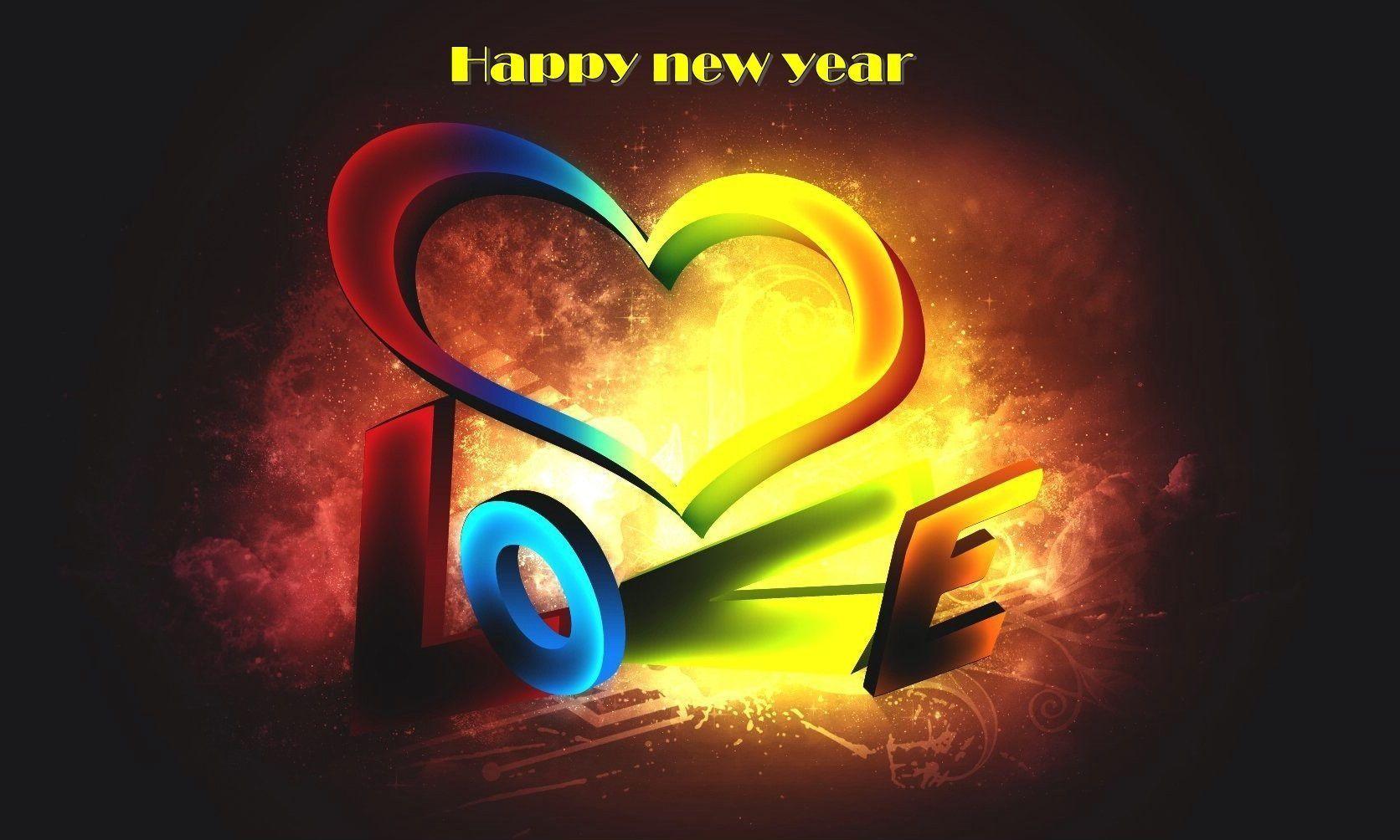 Happy New Year Love Wallpaper 2016