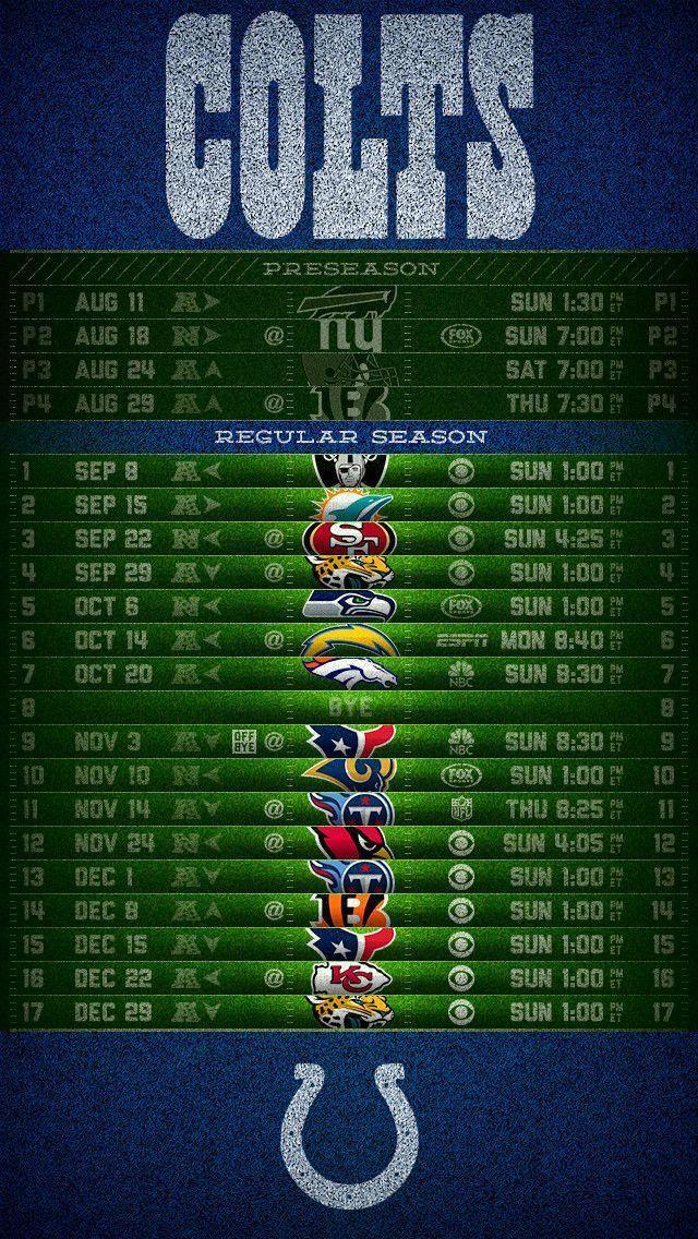Gentleman, I&;ve made a season schedule designed to fit inside your