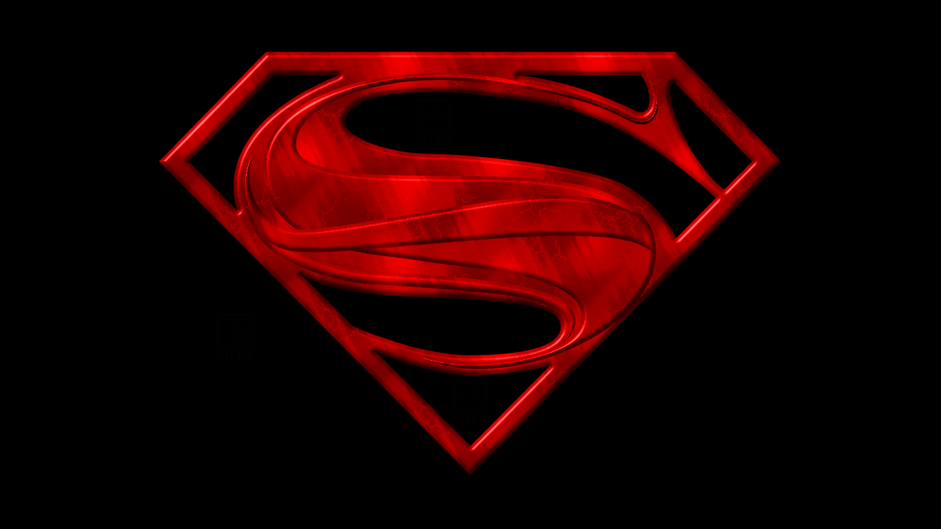Superman Man Of Steel 2013 Symbol Embossed WP