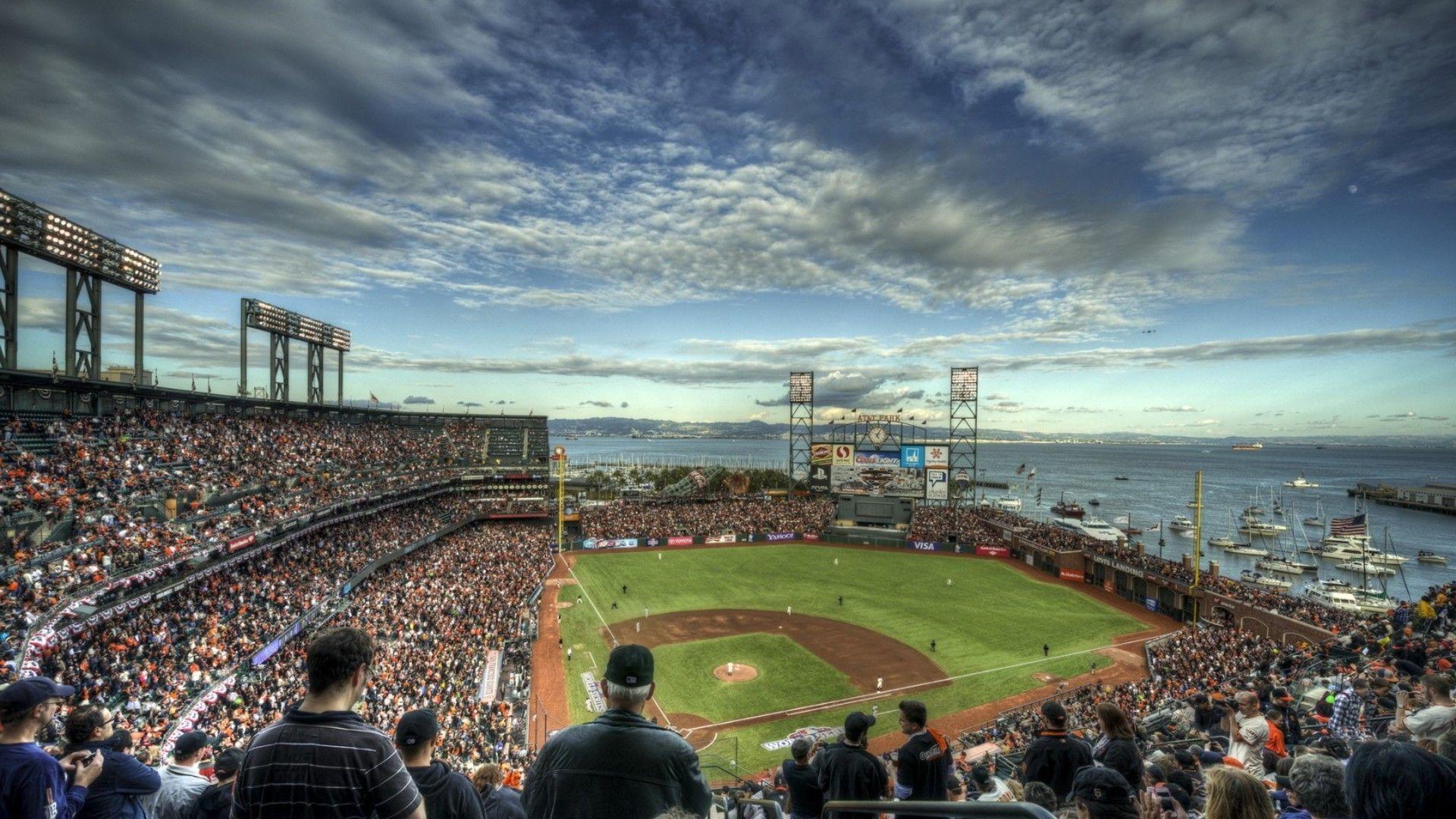 San Francisco Giants At&t Baseball Park HD Desktop Background