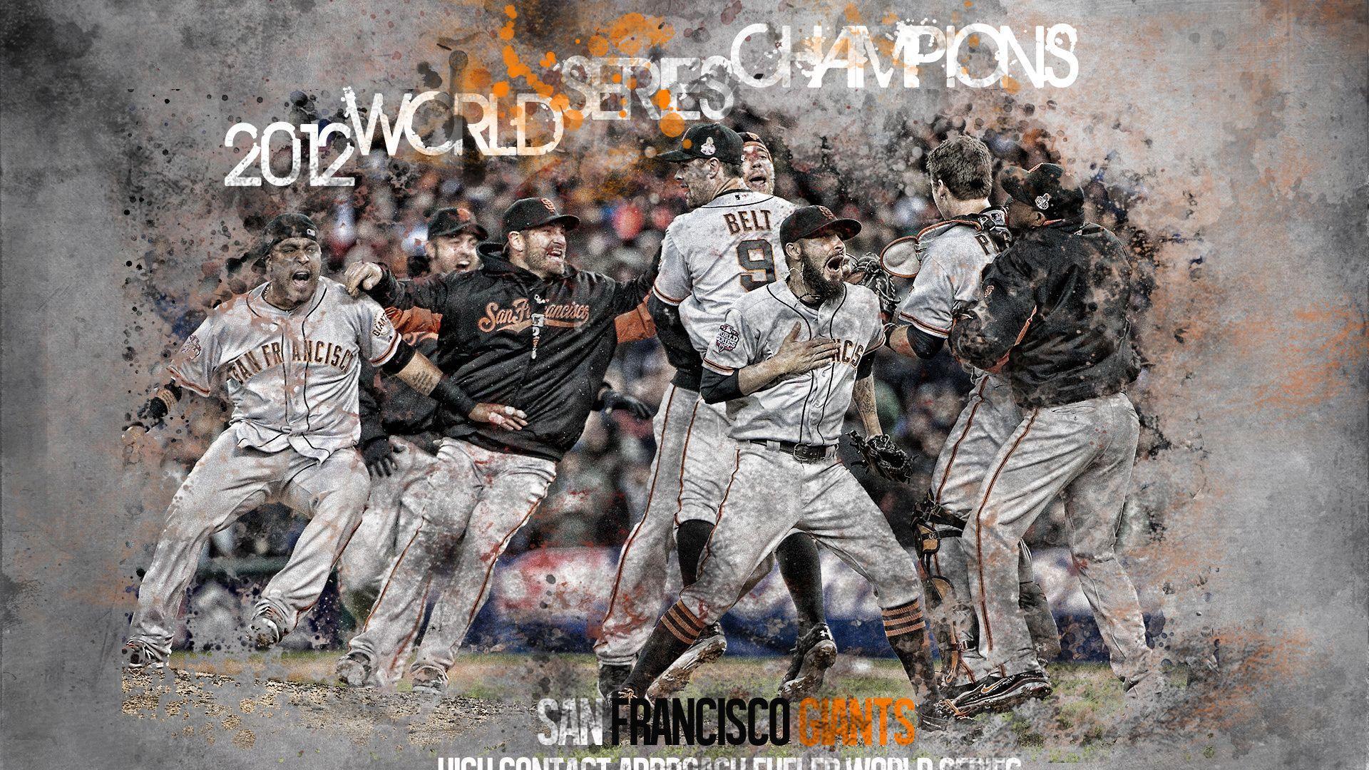 San Francisco Giants Baseball Mlb Champions Art, Mlb