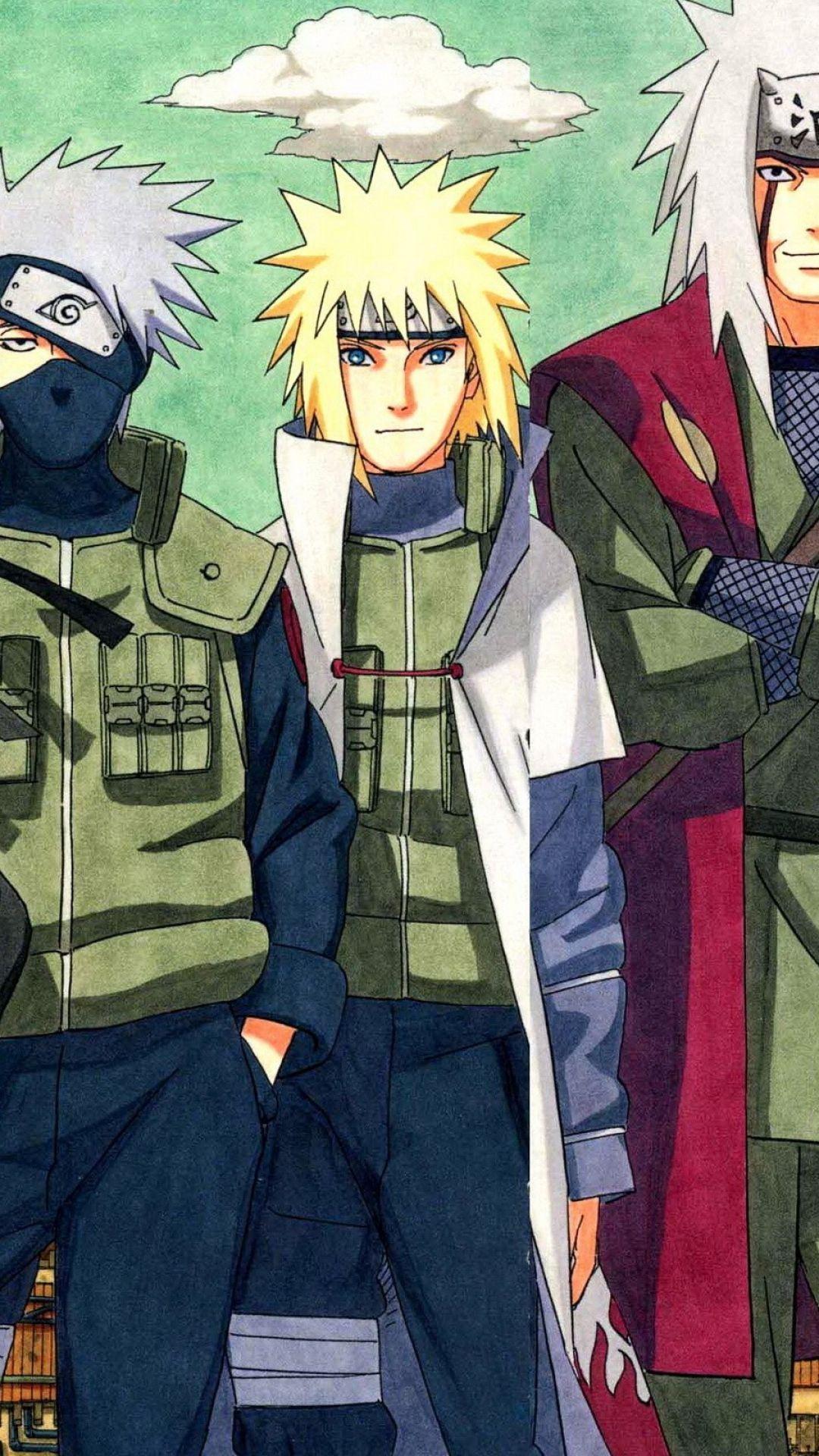 HD Background Naruto Shippuden Boys Kakashi Yondaime Namikaze