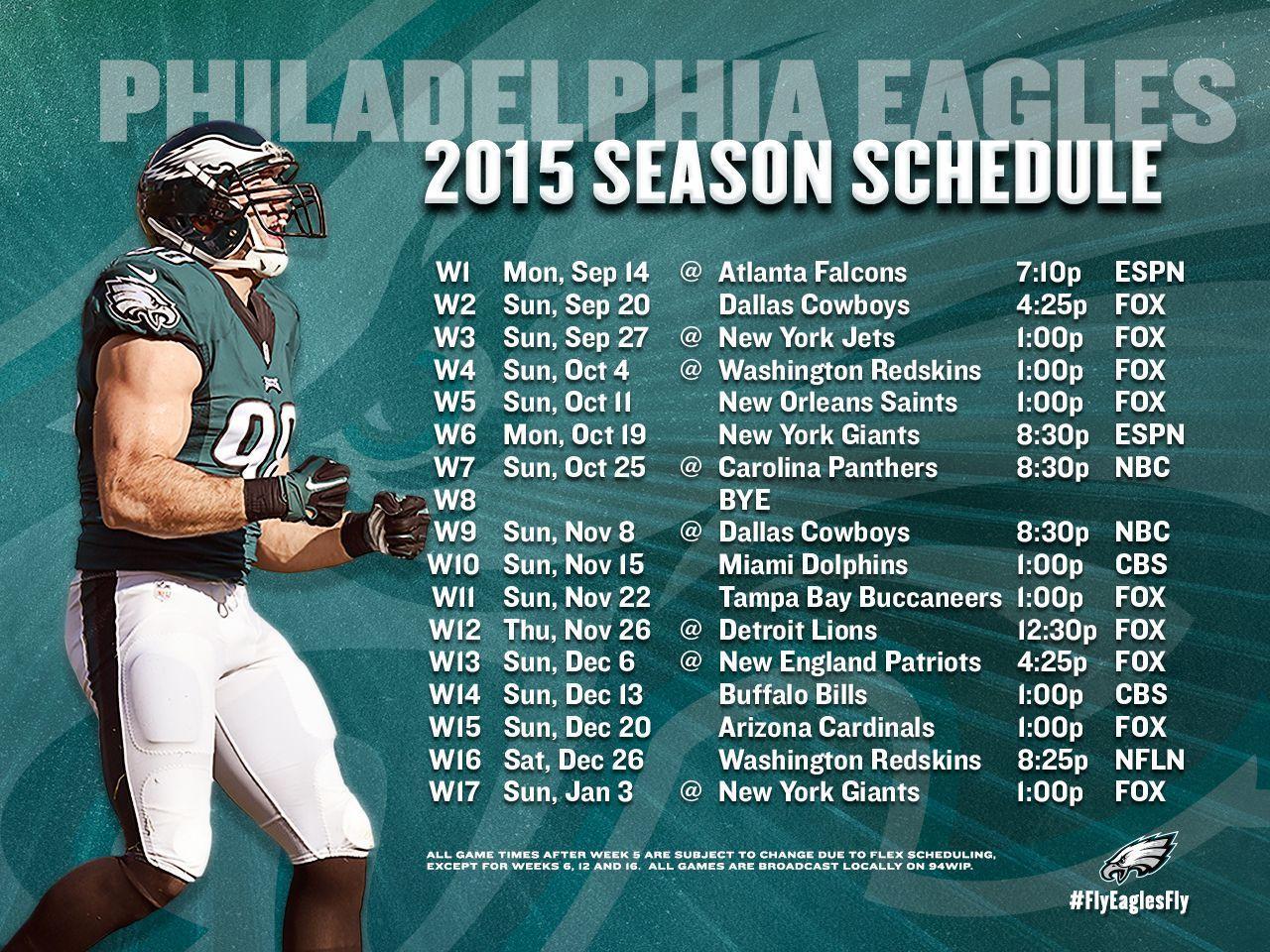 Philadelphia Eagles Schedule Wallpaper