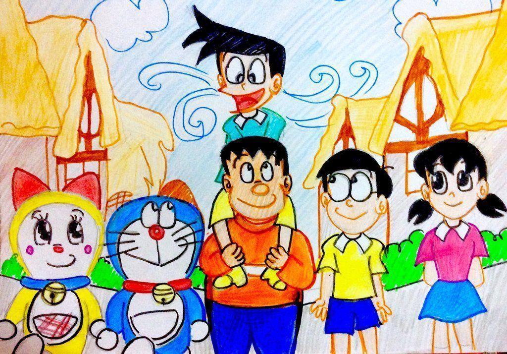 More Like Doraemon And Friends Sort Of Colouring Page
