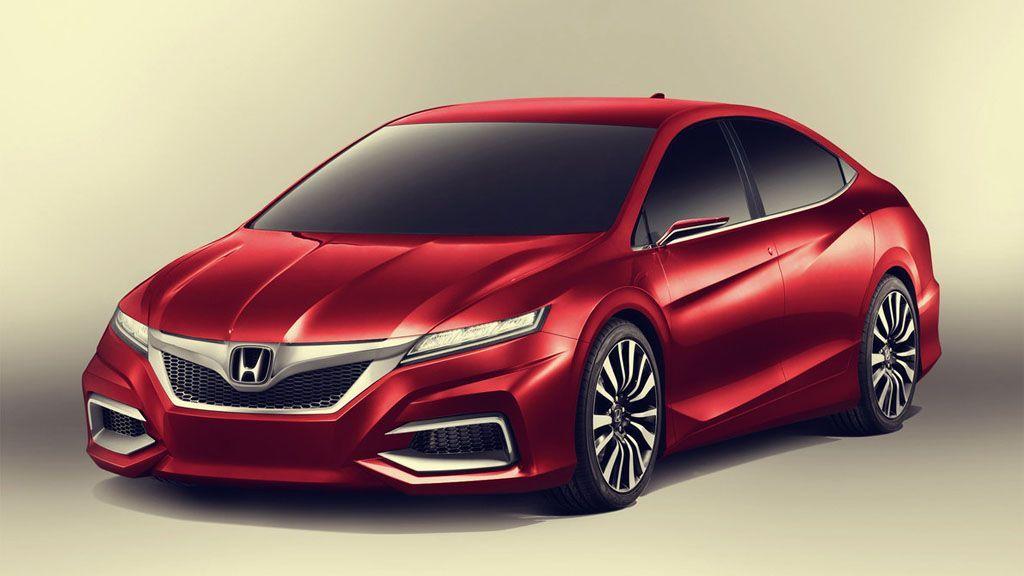Honda Accord Coupe Red Color Wallpaper