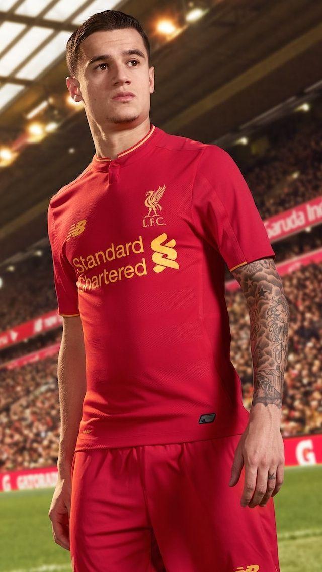 Philippe Coutinho Liverpool 2016 2017 New Balance Home Kit Wallpaper