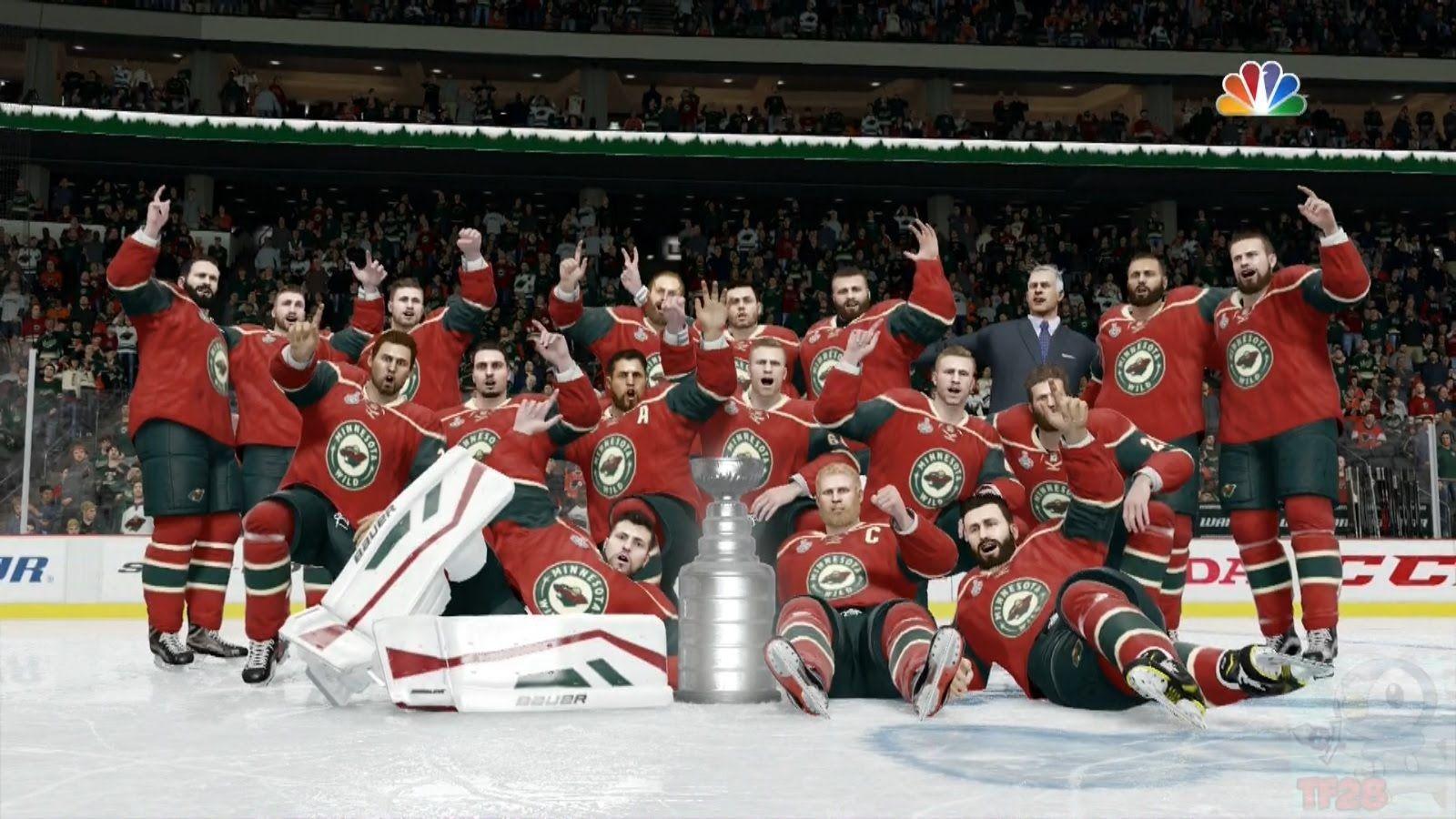 NHL 16 Wild Stanley Cup Celebration