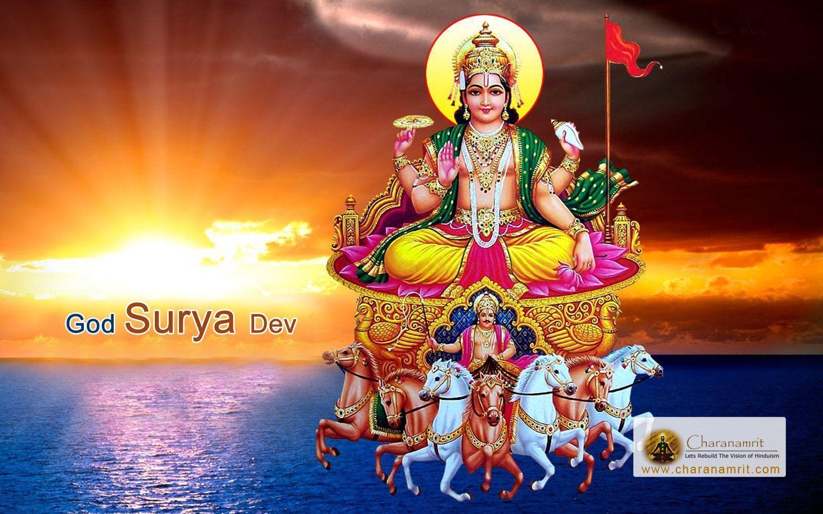 God Shree Surya Dev wonderful HD Wallpaper for free download