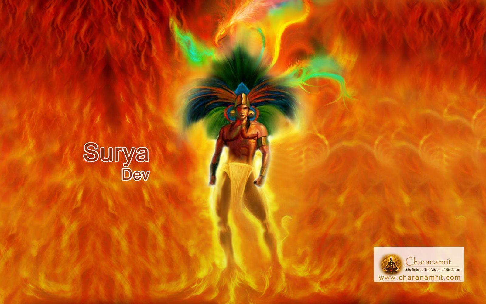 Surya Dev attractive HD Wallpaper for free download, God Surya Dev