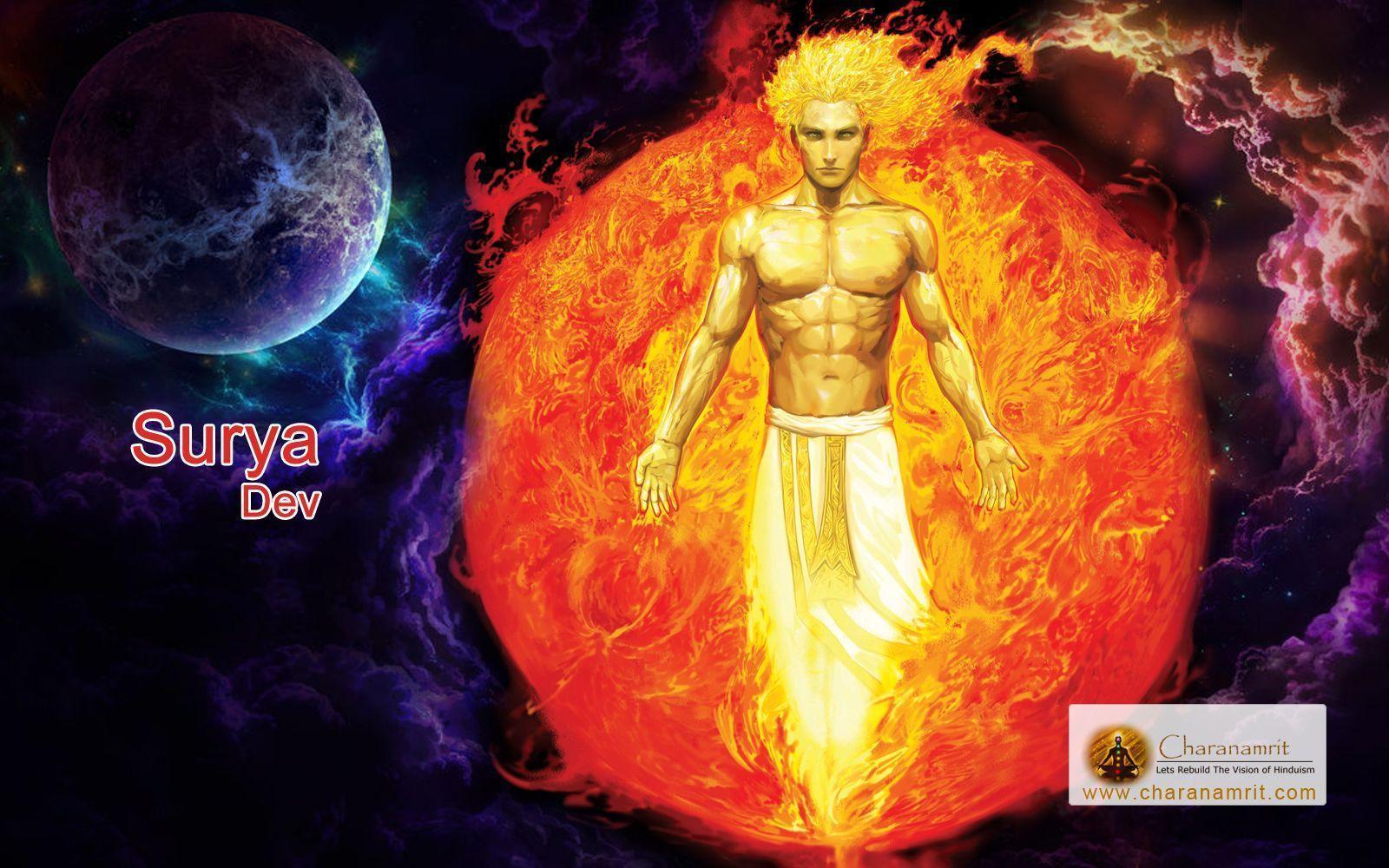 Shri Surya Dev creative HD Wallpaper for free download, God Surya