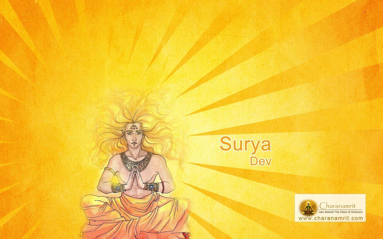 Surya Dev nice HD Wallpaper for free download, God Surya Dev HD