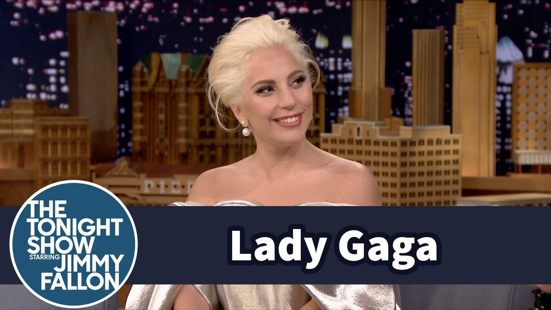 Lady Gaga on Tonight Show October 2015