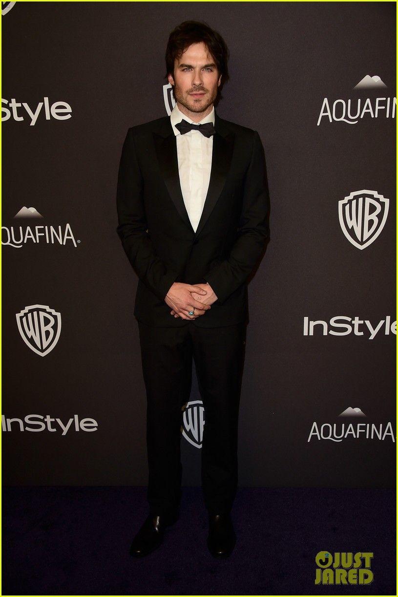 Ian Somerhalder & Nikki Reed Couple Up at InStyle&;s Golden Globes