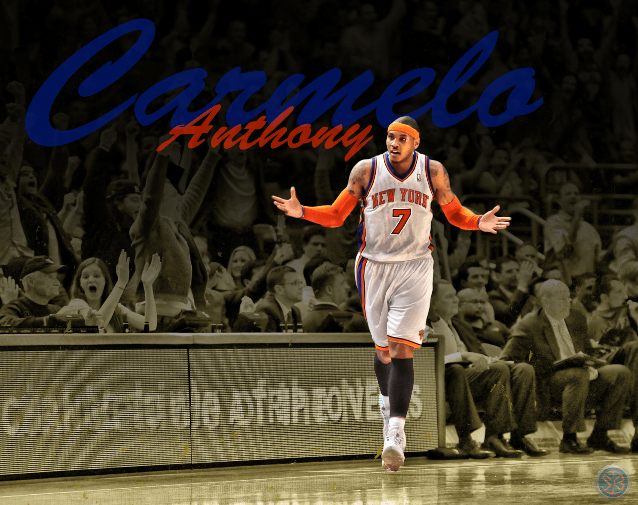 Carmelo Anthony 2012 NY Knicks HD Wallpaper
