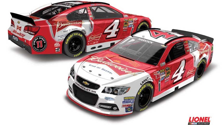 New paint schemes for Kevin Harvick&;s new number