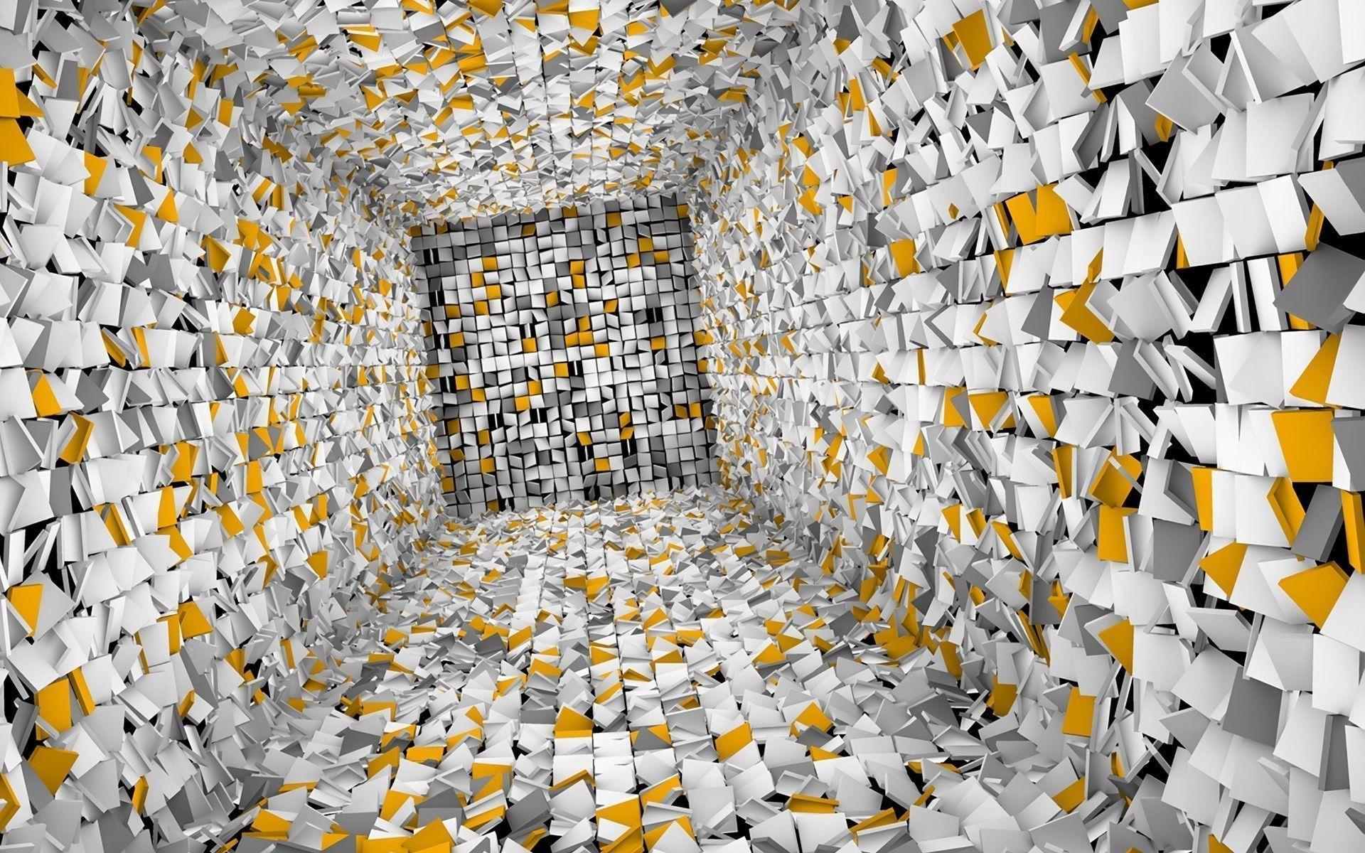 3D Cube Room Free and Wallpaper