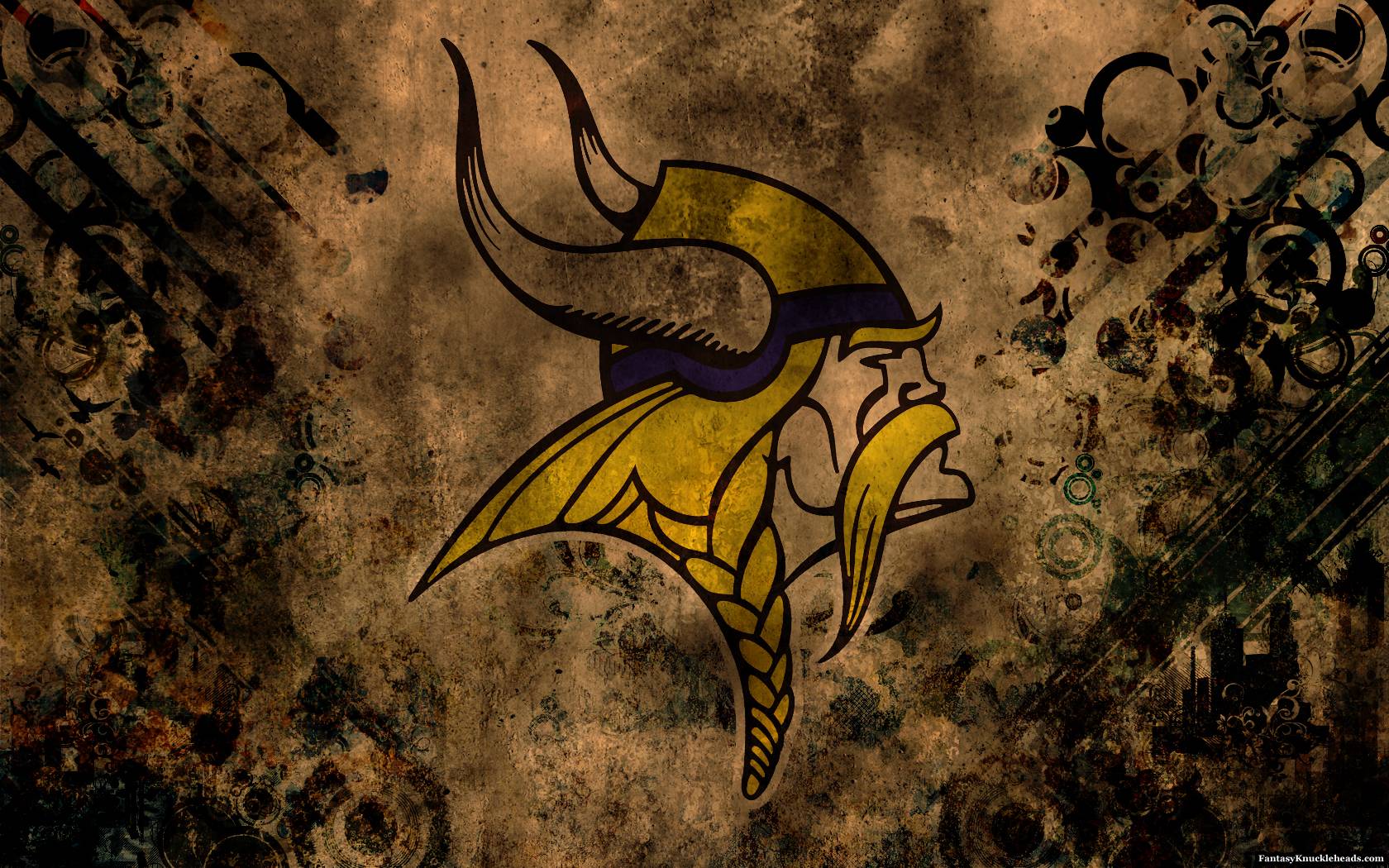 Minnesota Vikings Grunge Wallpaper HD