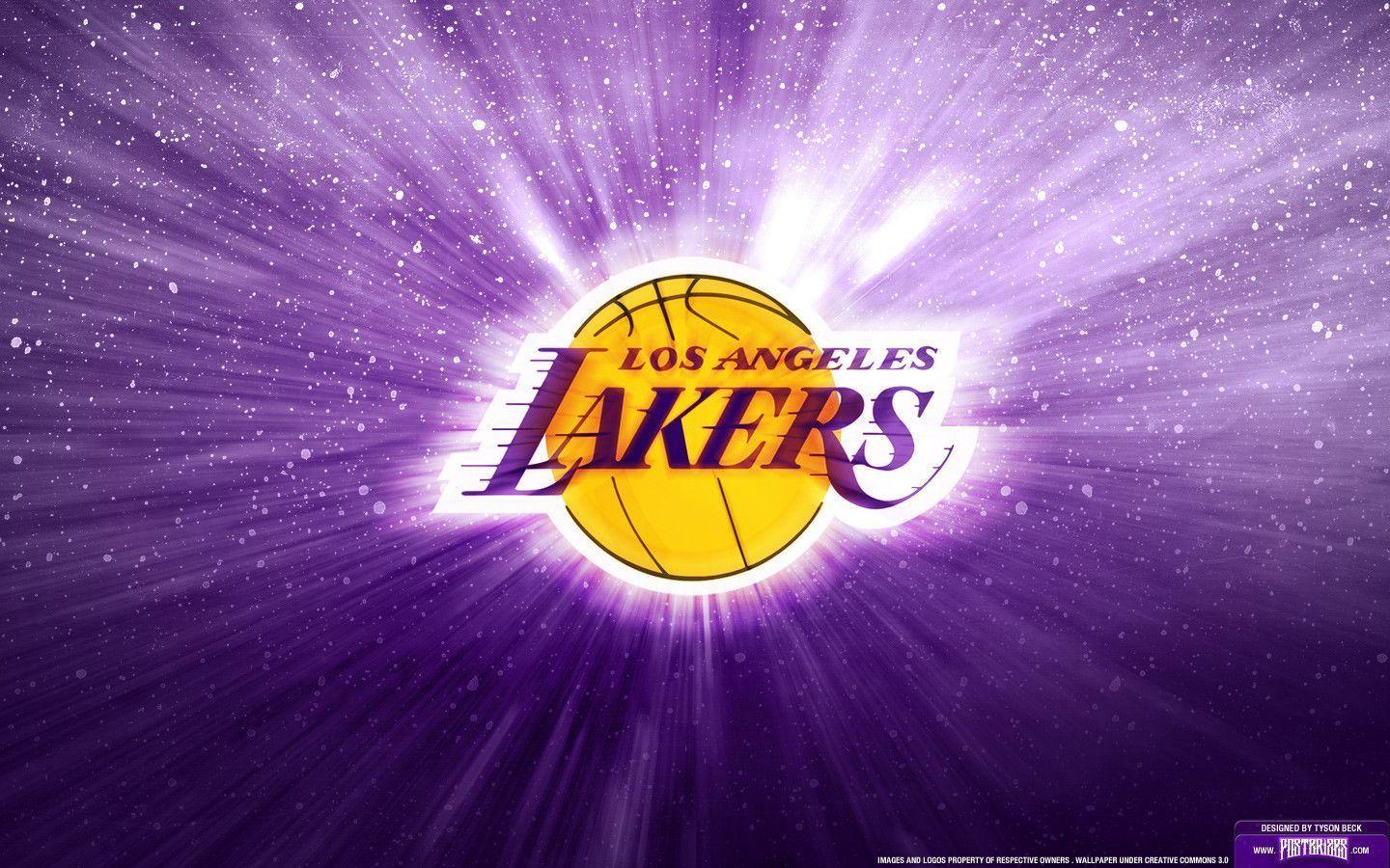 Los Angeles Lakers Logo Wallpaper. Posterizes. NBA Wallpaper