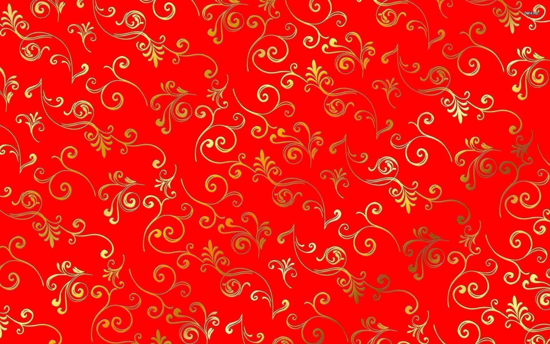Golden swirl pattern wallpaper wallpaper - #