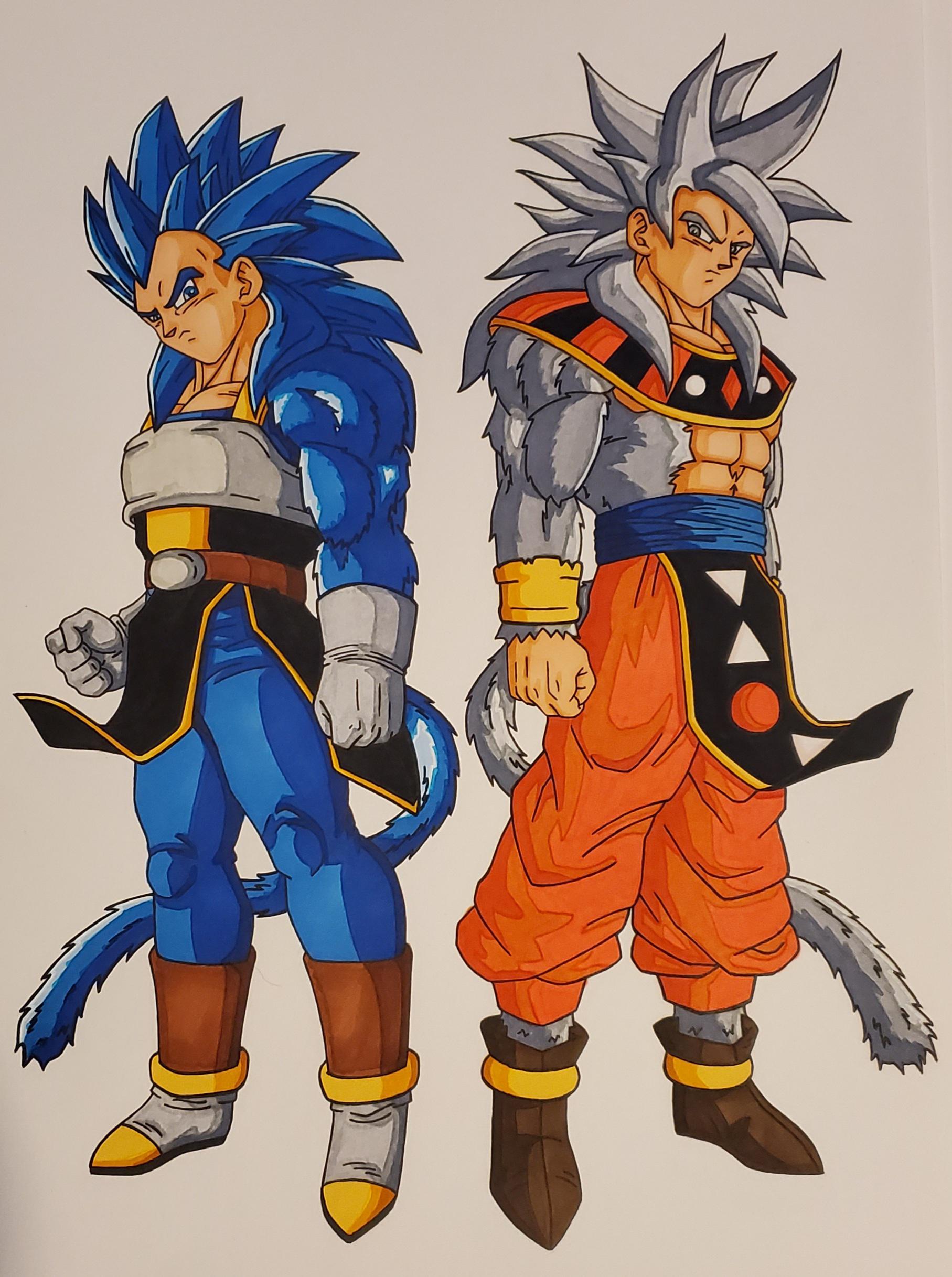 Goku Mui And Vegeta Hakai Form Wallpapers Wallpaper Cave