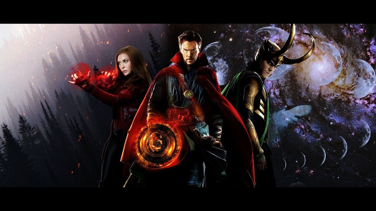 Loki Doctor Strange Scarlet Witch Wallpapers Wallpaper Cave