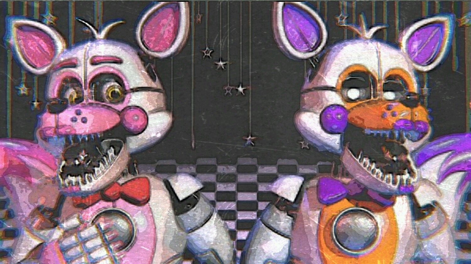 Funtime Foxy And Lolbit Wallpapers Wallpaper Cave