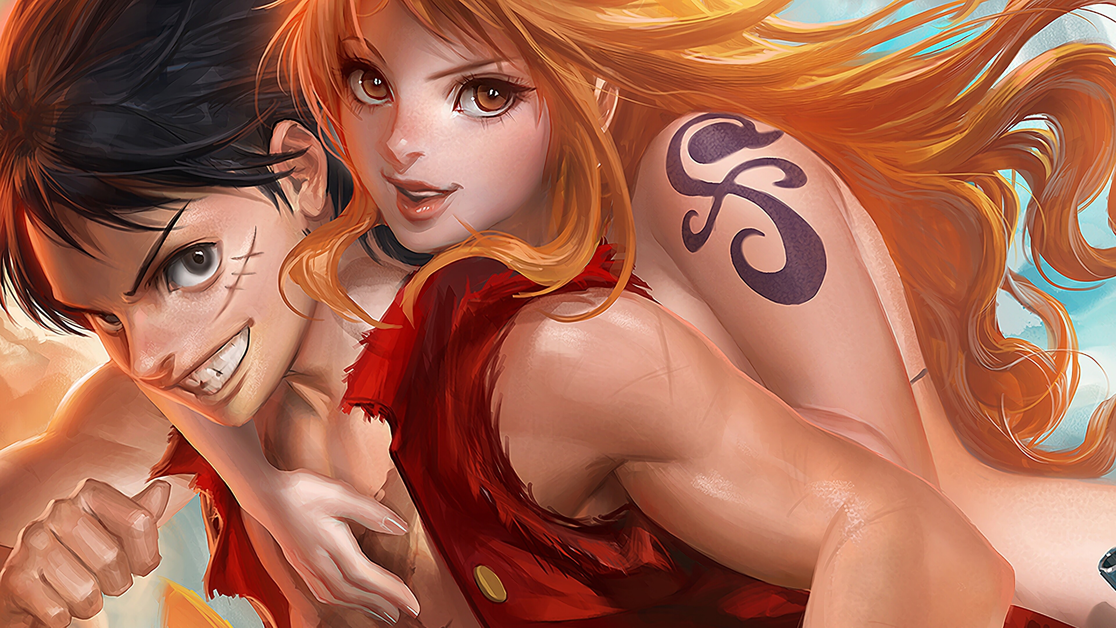 Luffy X Nami Wallpapers Wallpaper Cave