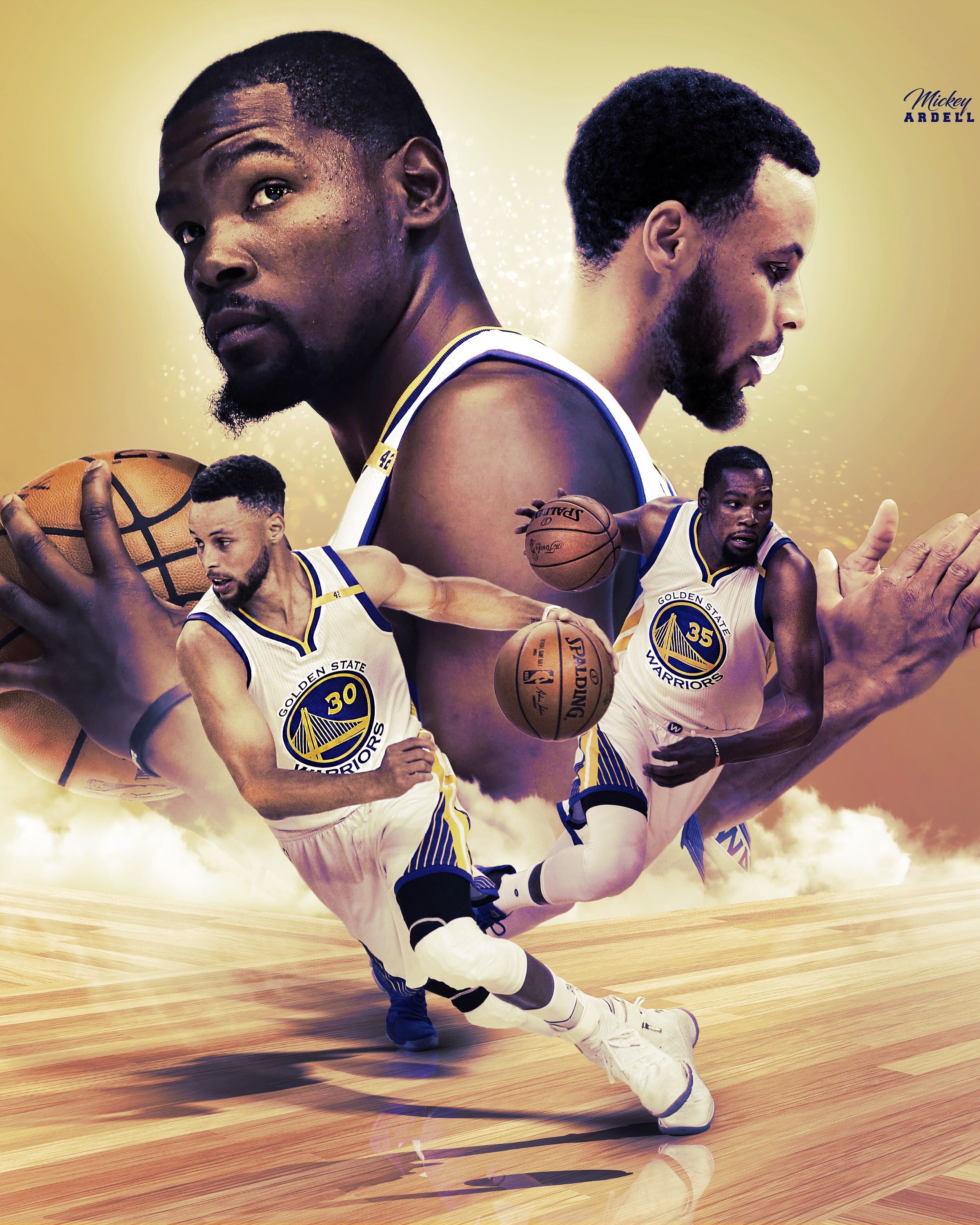 Kevin Durant And Stephen Curry Wallpapers Wallpaper Cave