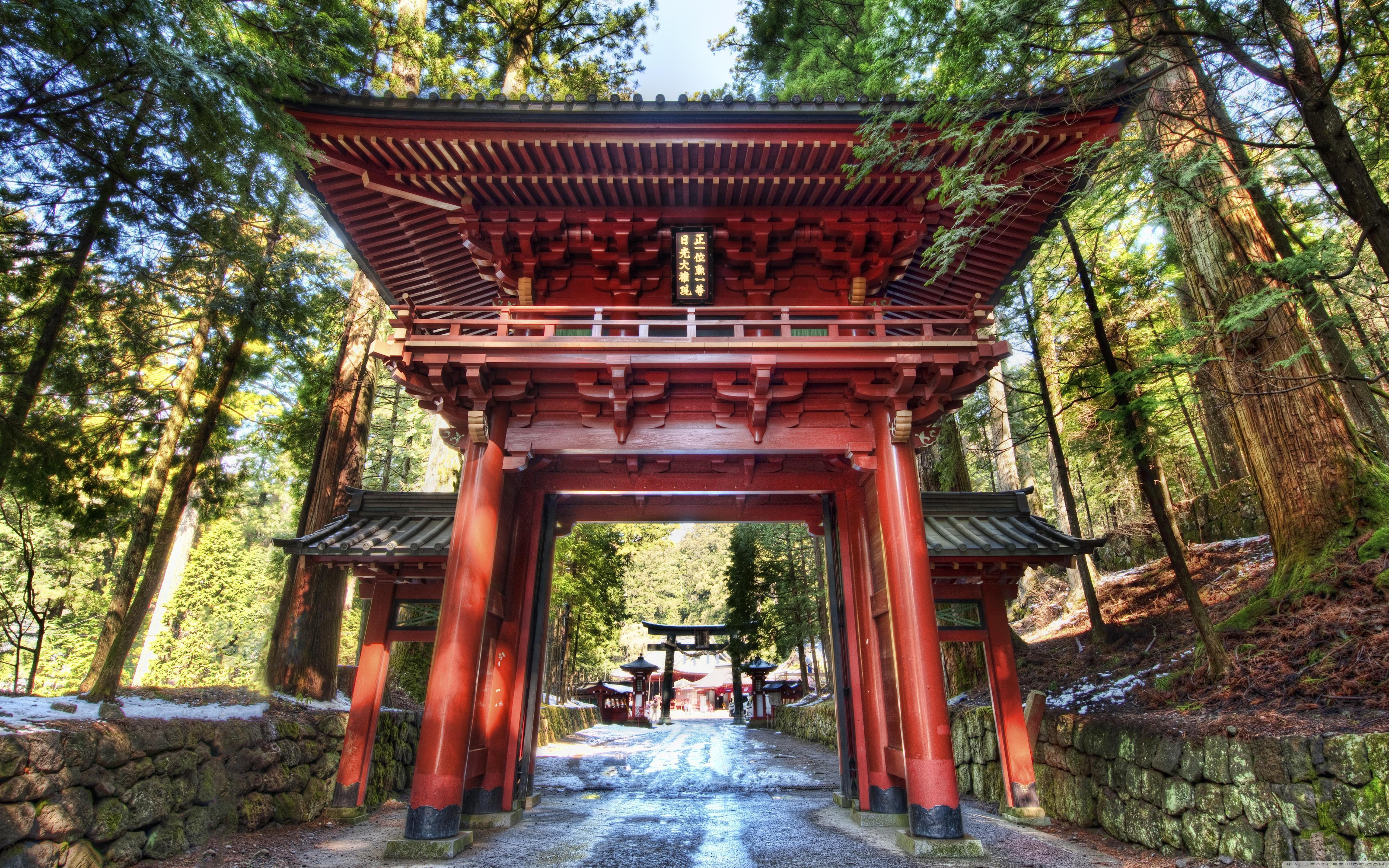 Temple Gate In Japan HD desktop wallpaper, High Definition
