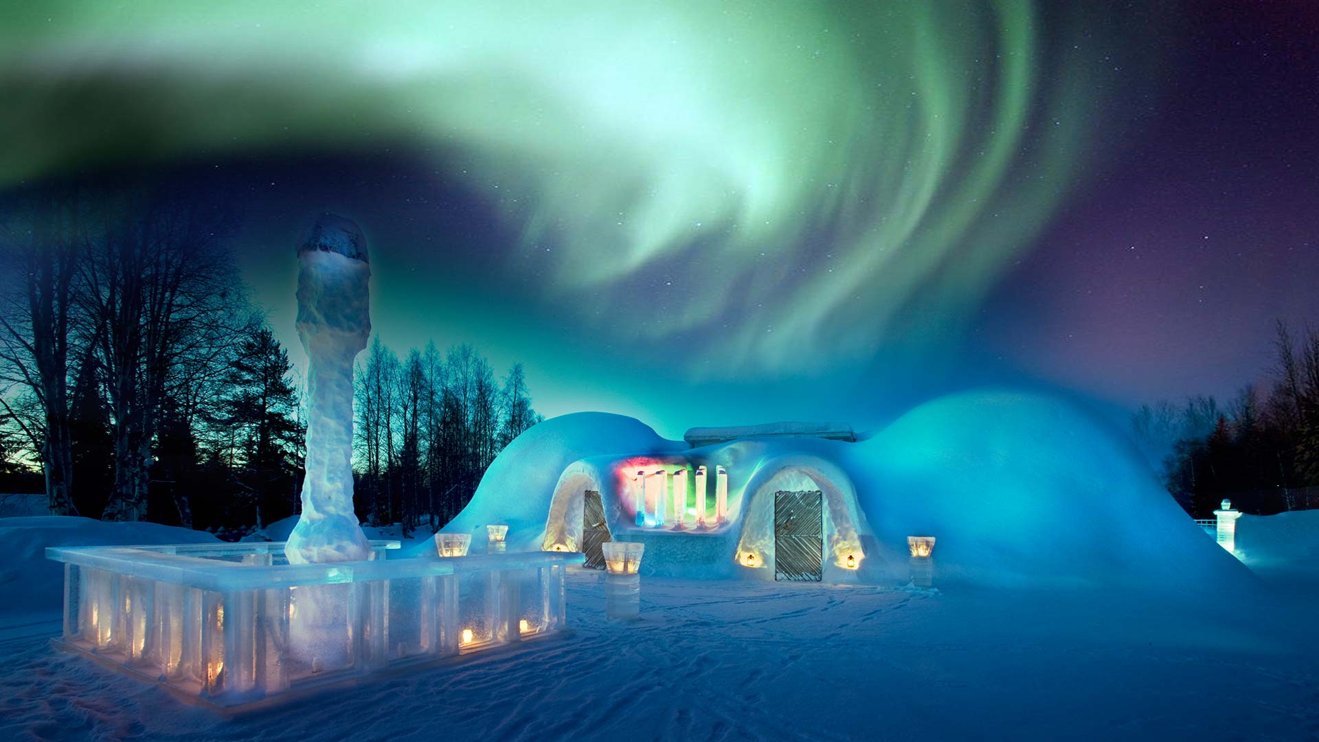 Ice Hotel Wallpapers Wallpaper Cave