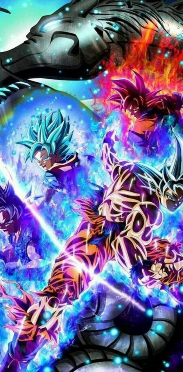 Goku All Transformations Wallpapers Wallpaper Cave