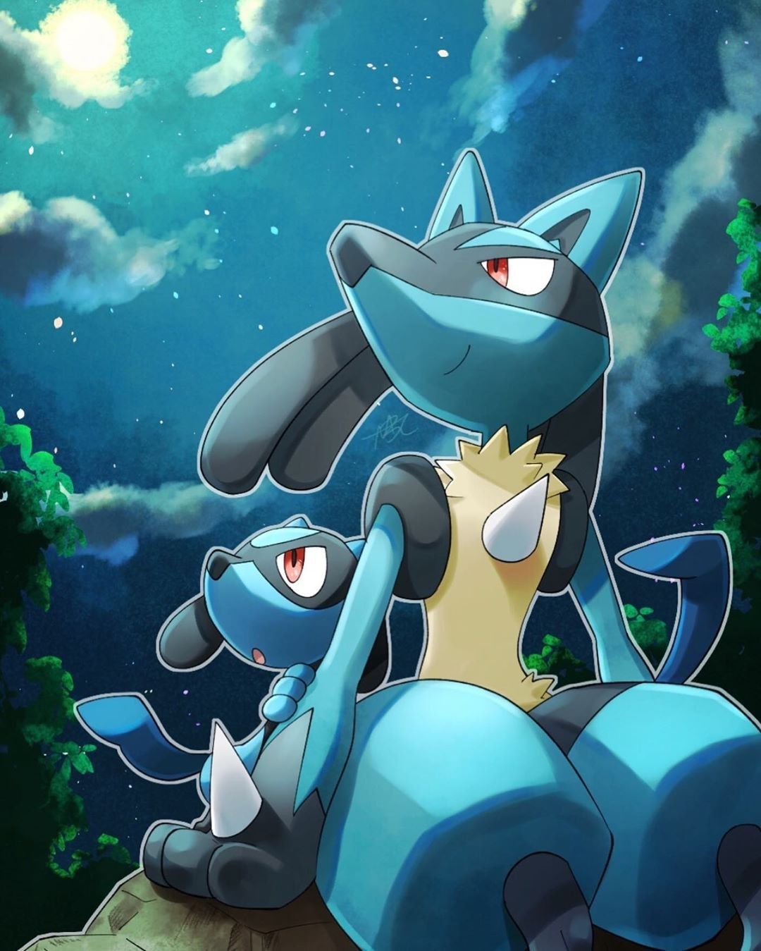 Lucario And Riolu Temple Cute Pokemon Pokemon Backgrounds Pokemon Cover Sexiz Pix