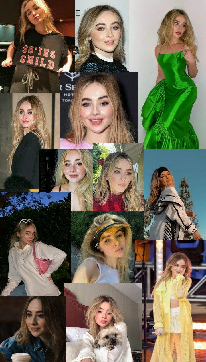 Sabrina Carpenter Collage Wallpapers Wallpaper Cave