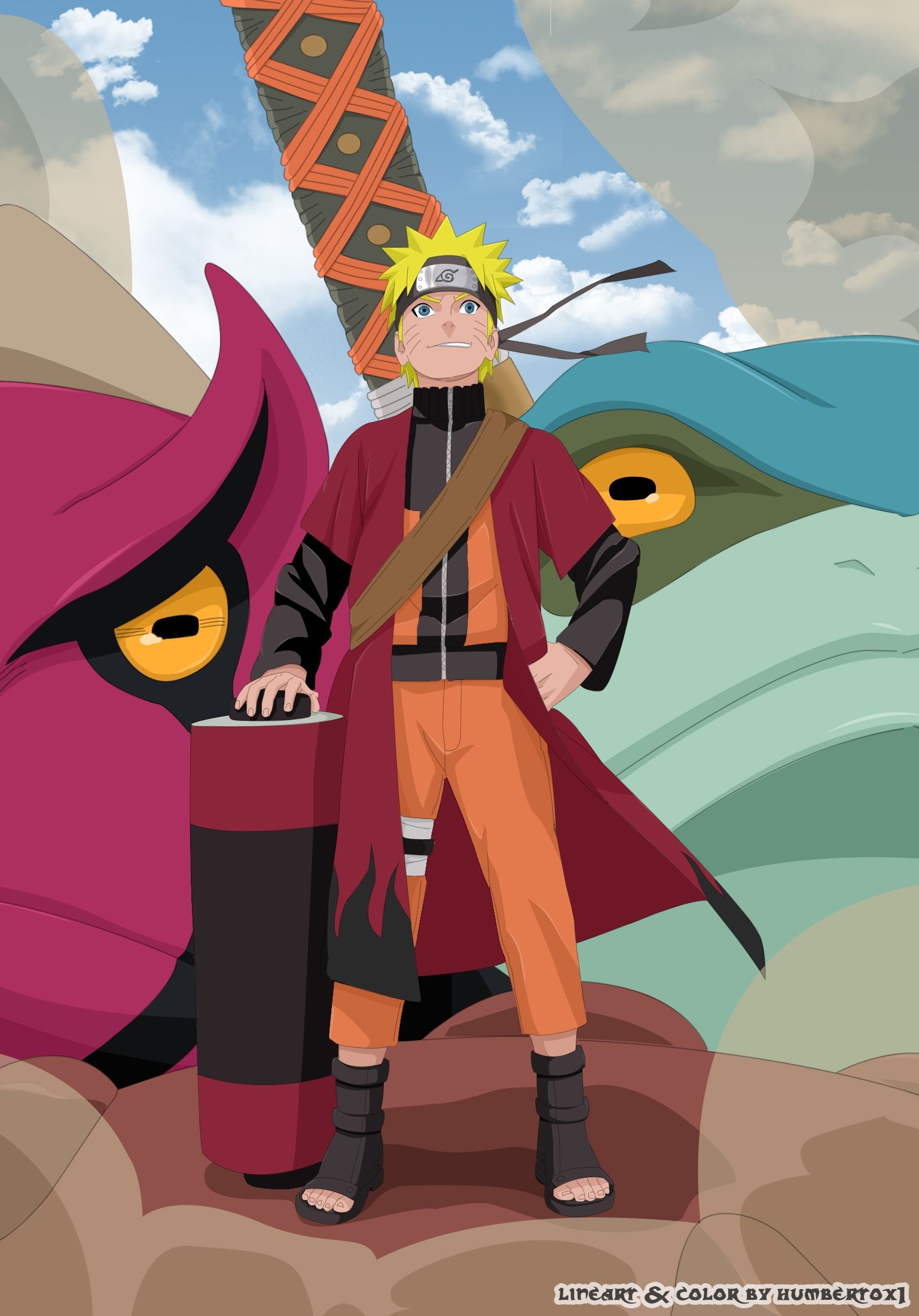 Naruto Sennin Mode Wallpapers Wallpaper Cave