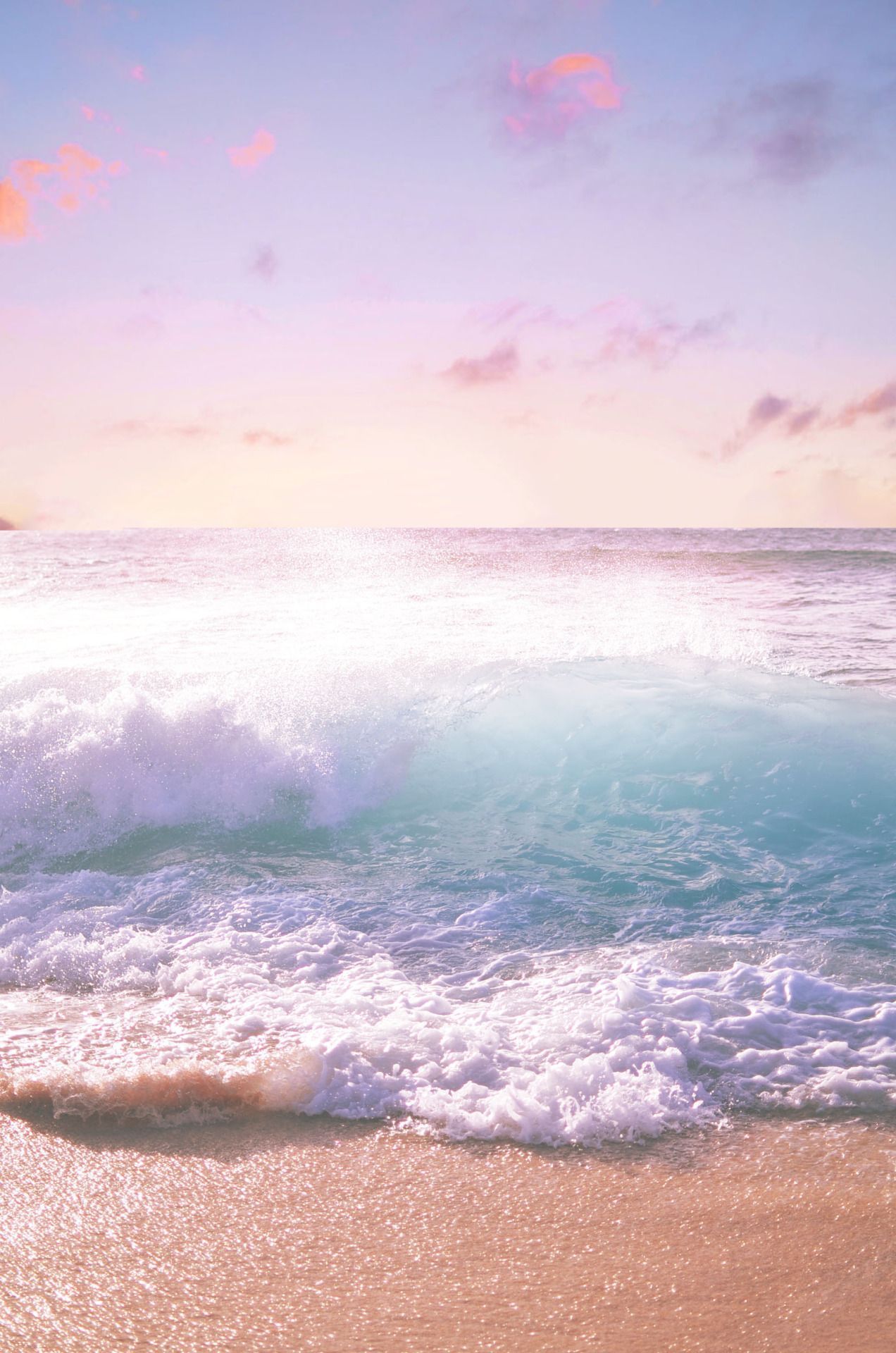 Pastel Beach Wallpapers Wallpaper Cave