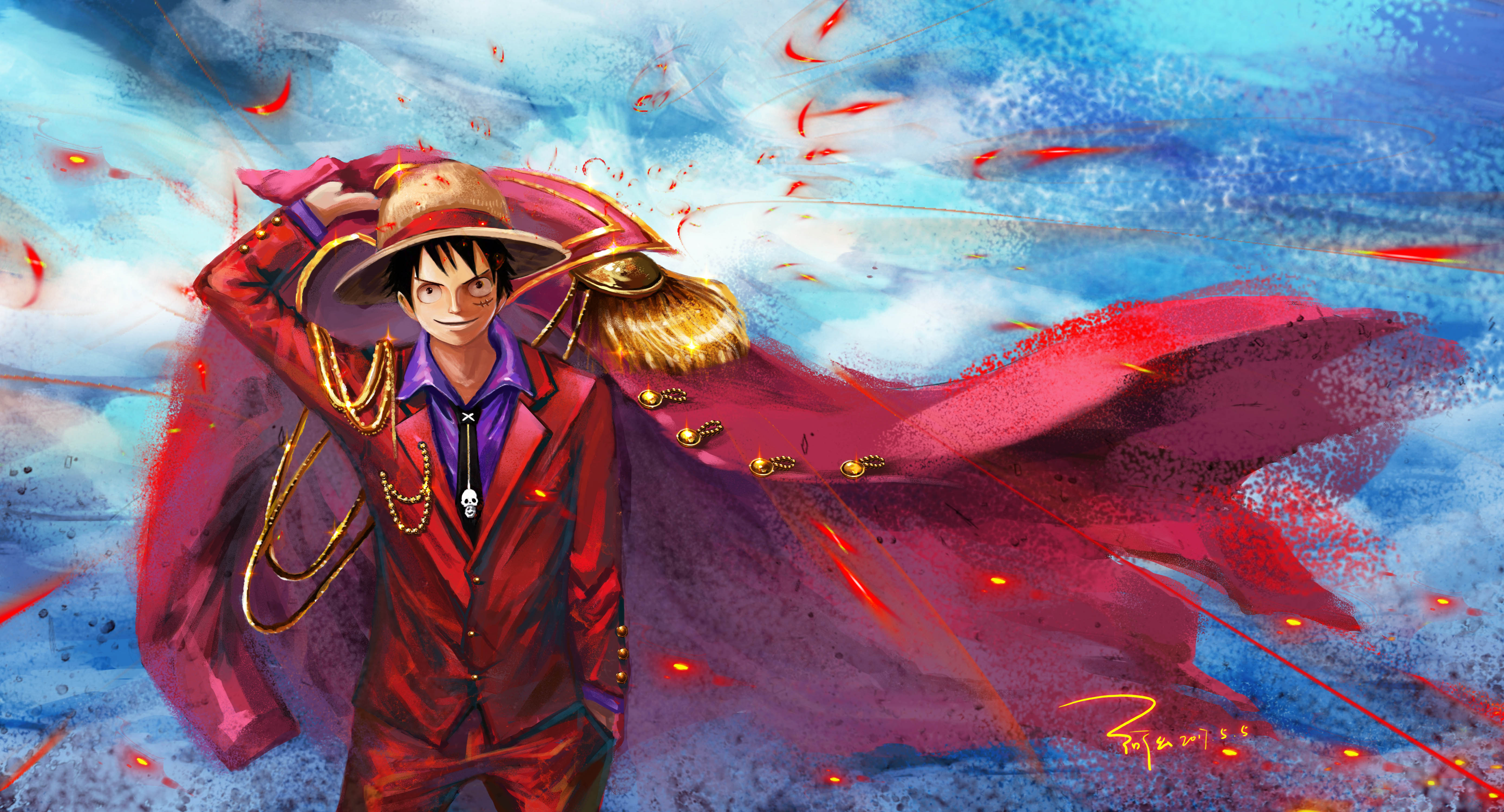 Luffy Banner Wallpapers Wallpaper Cave