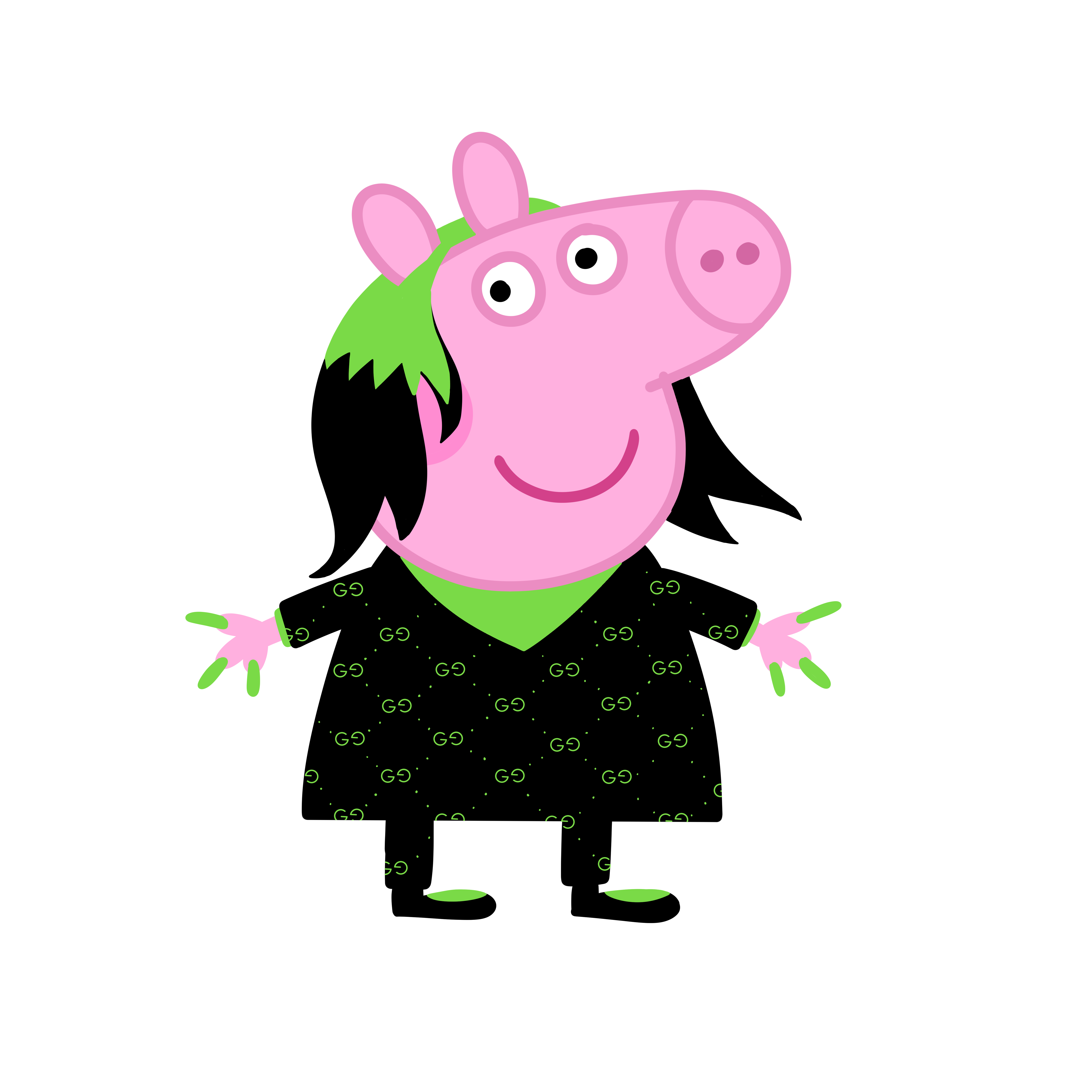 Emo Peppa Pig Wallpapers Wallpaper Cave